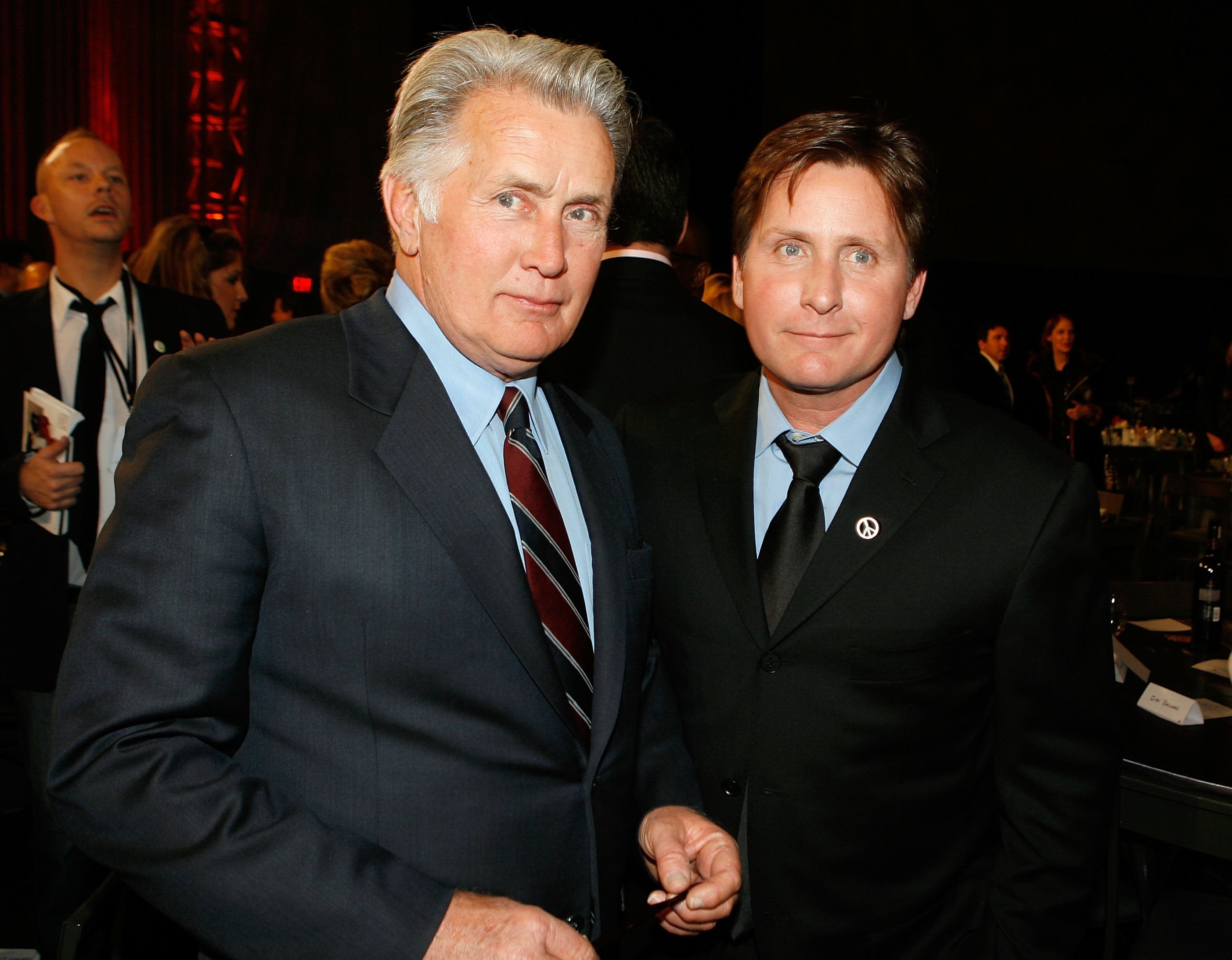 Martin Sheen and Emilio Estevez at the 12th Critics’ Choice Awards