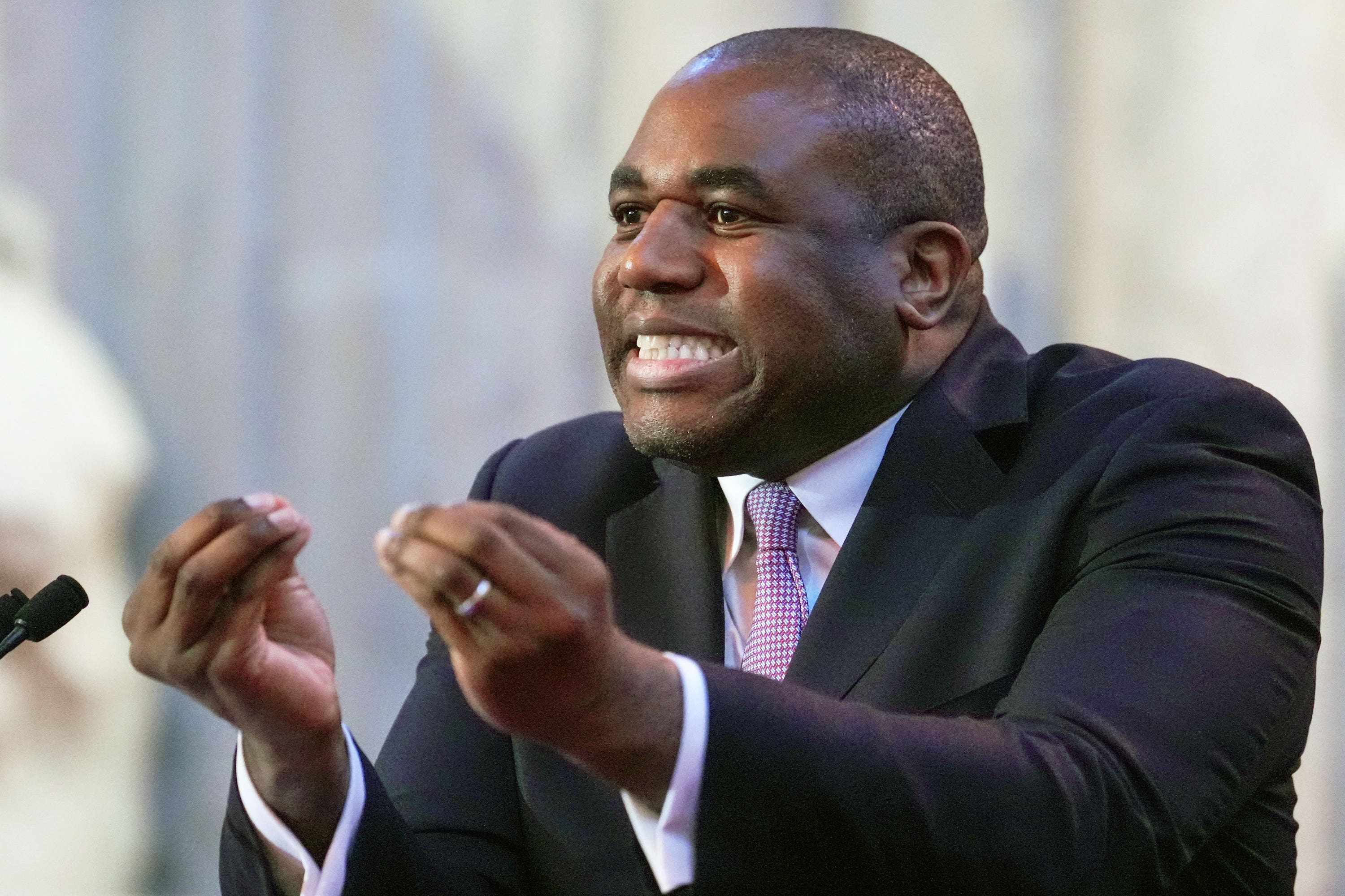 Foreign Secretary David Lammy has suggested there will not be a blanket ban on arms sales to Israel (Maja Smiejkowska/PA)