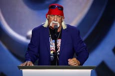Hulk Hogan rips off his shirt at RNC in support of Trump in resurfaced clip after WWE star’s sudden death