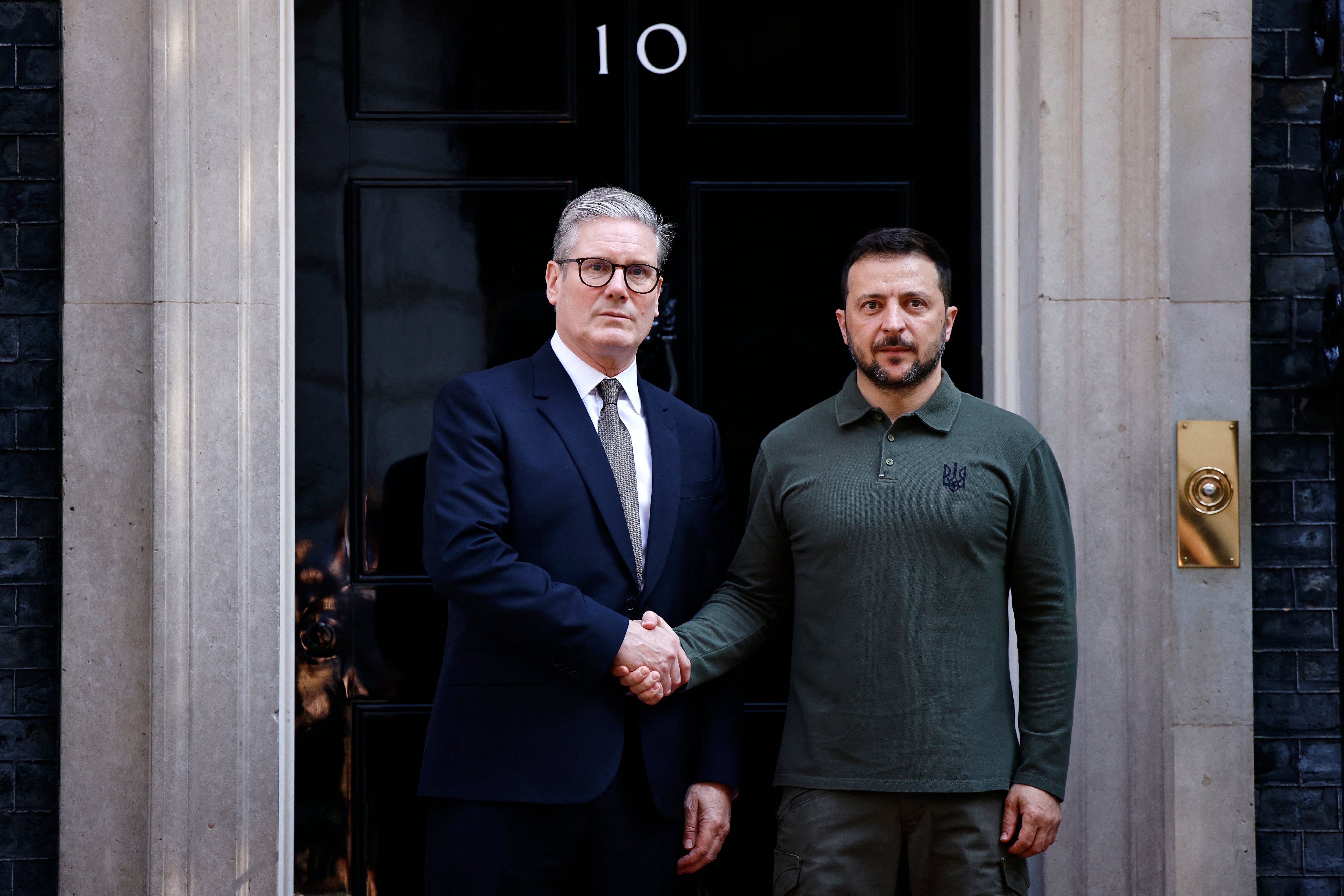 The prime minister met with the Ukrainian leader in Downing Street on Friday