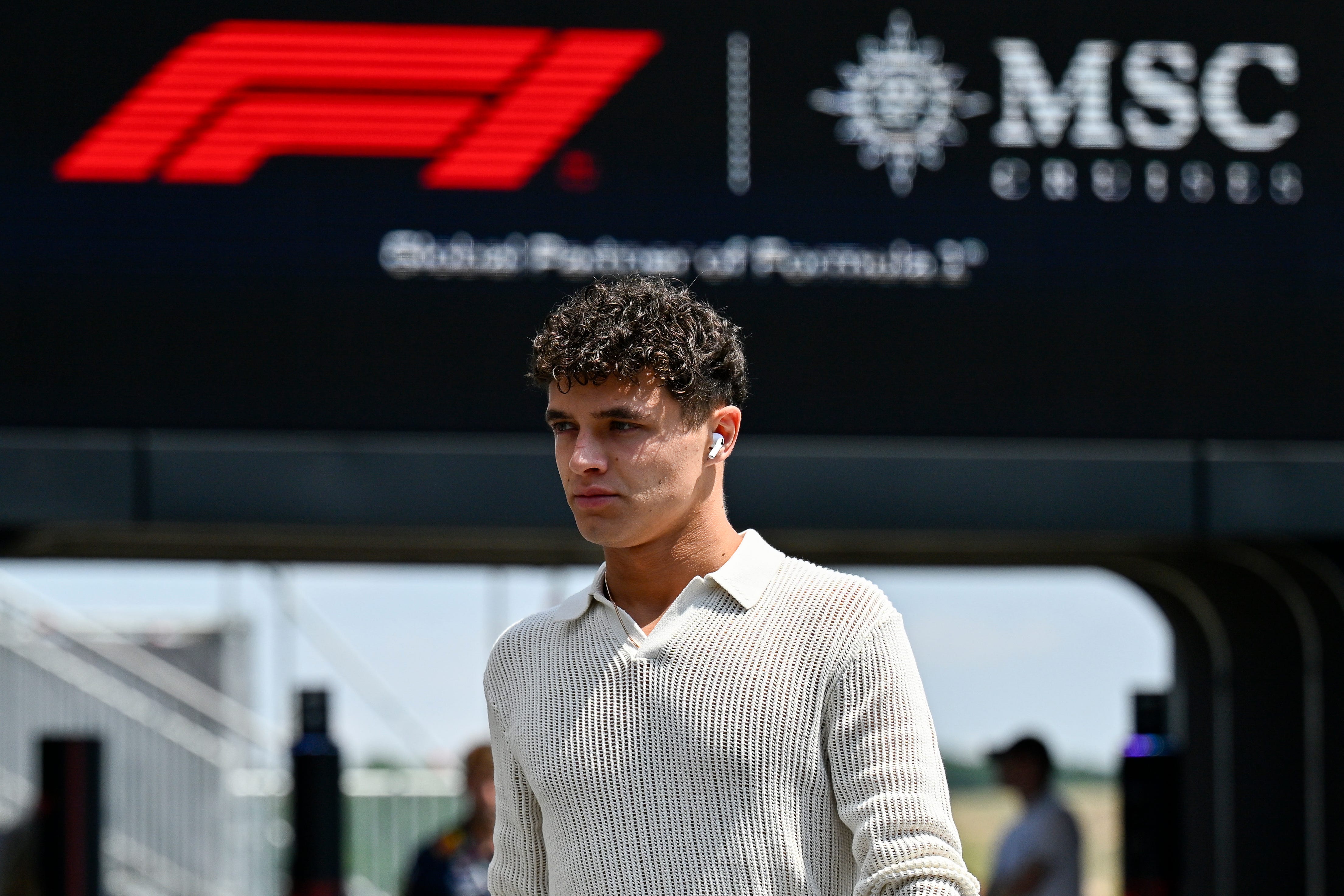 Lando Norris finished fastest in practice on Friday (Denes Erdos/AP)