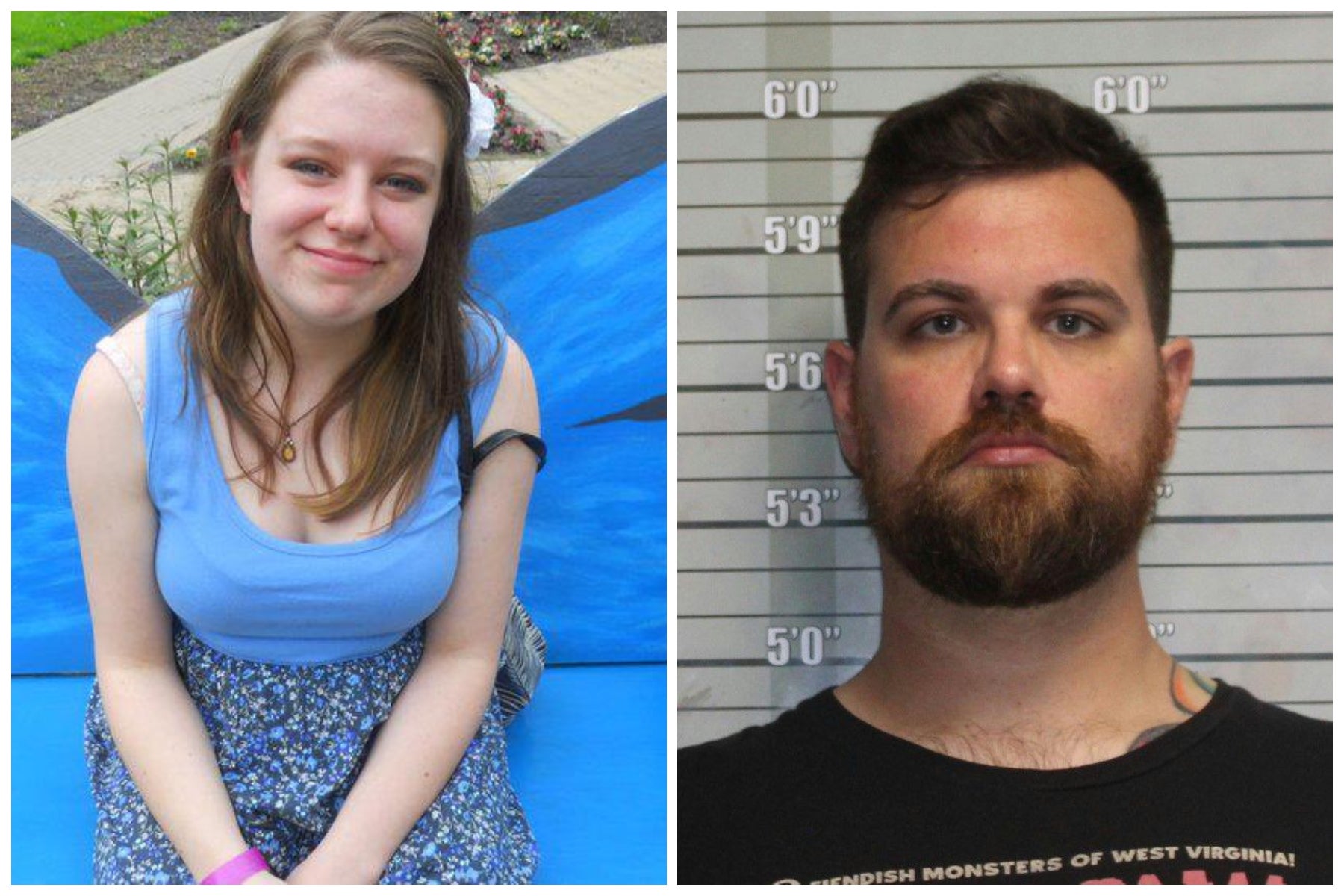 John Carter (right) was sentenced to the maximum jail time for involuntary manslaughter in the death of his fiance Katelyn Markham (left)