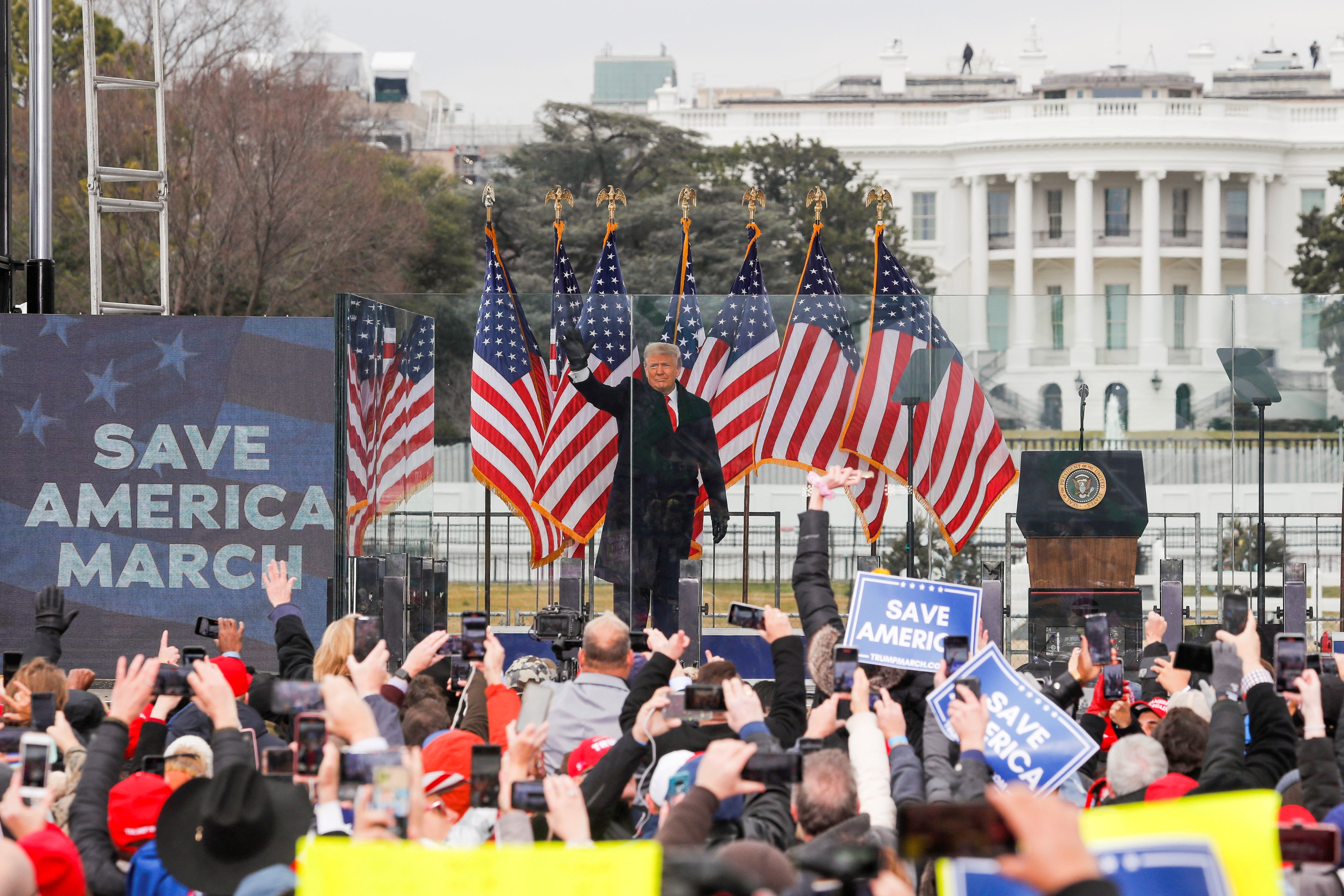 Donald Trump’s claims that the 2020 election was ‘stolen’ from him inflamed supporters at the Capitol on January 6, 2021