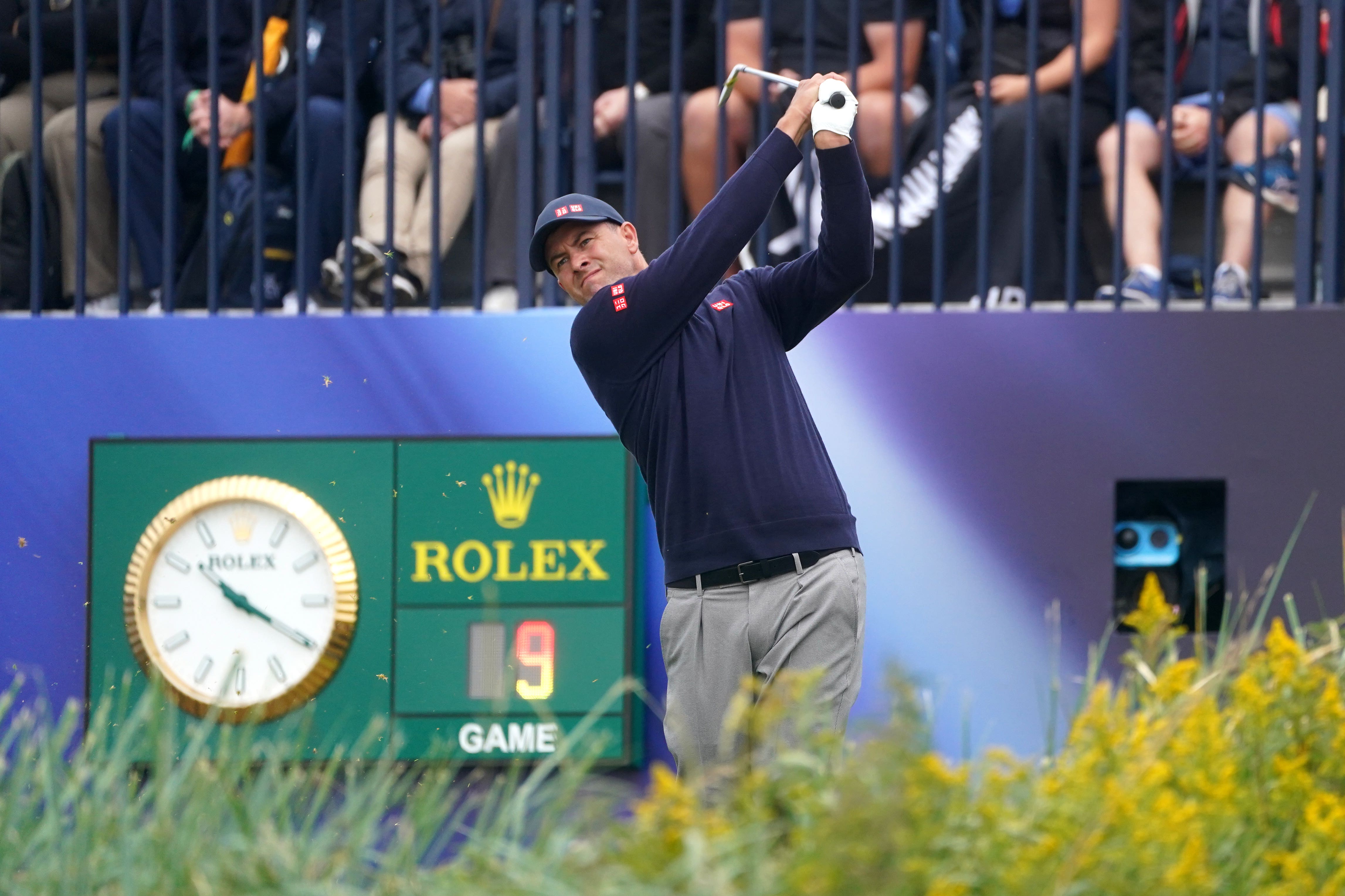 Adam Scott made an early move on day three of The Open (Owen Humphreys/PA)