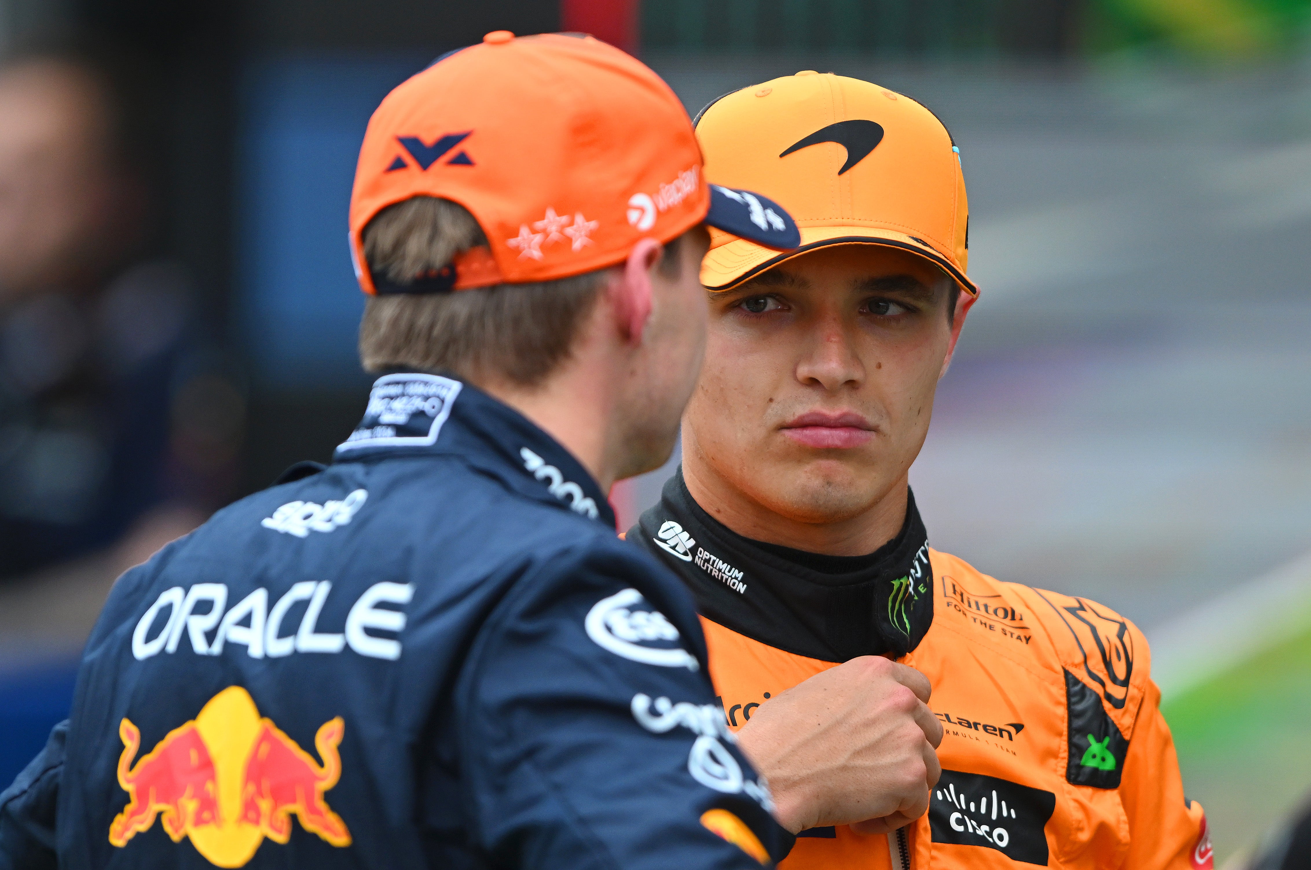 Lando Norris trails Verstappen by 76 points in the world championship