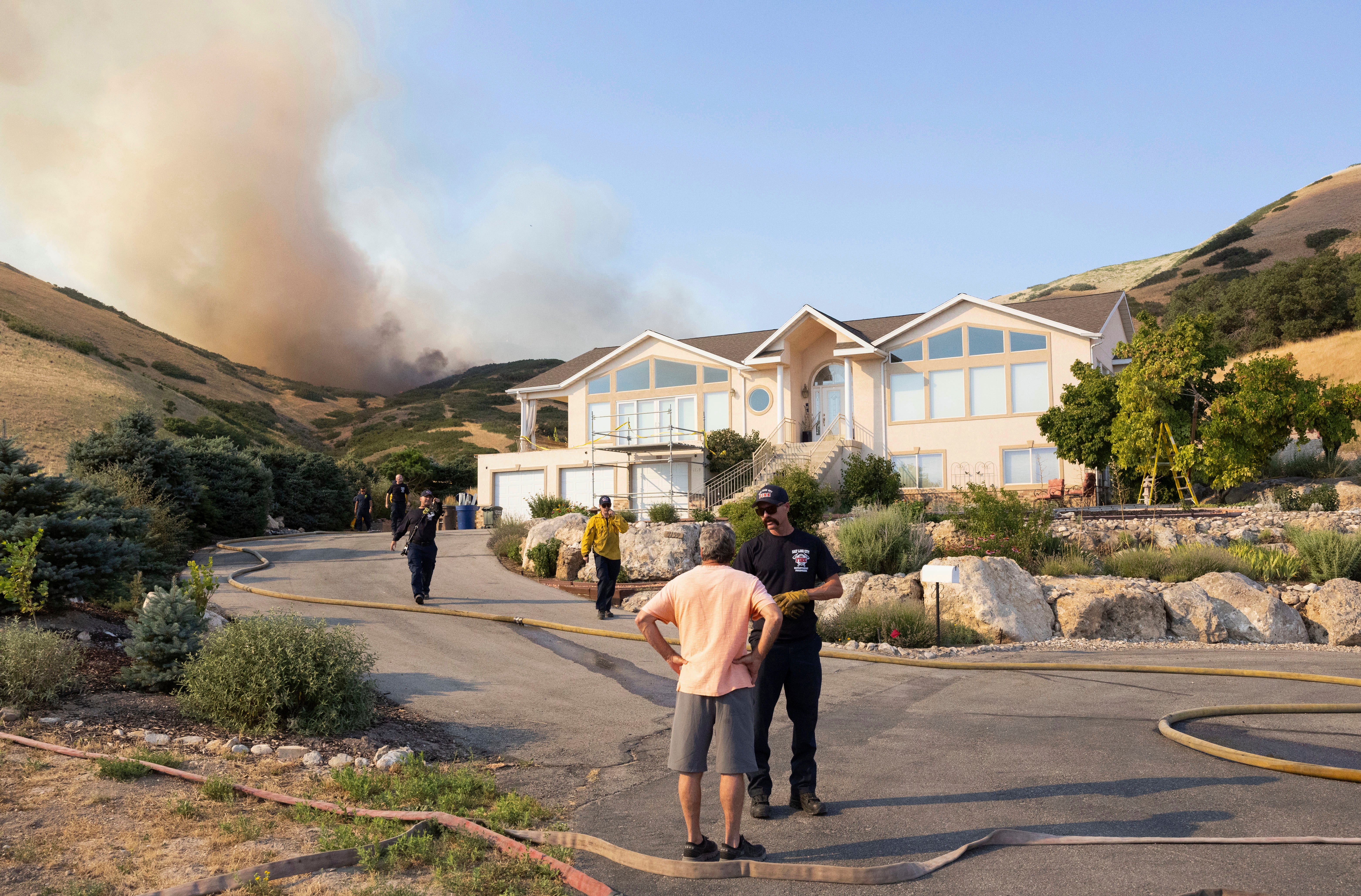 APTOPIX Wildfire Salt Lake City