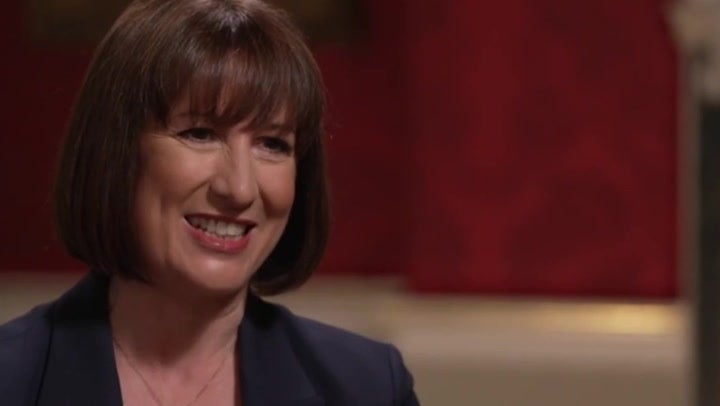 Rachel Reeves jokes about not being used to being called ‘chancellor’.