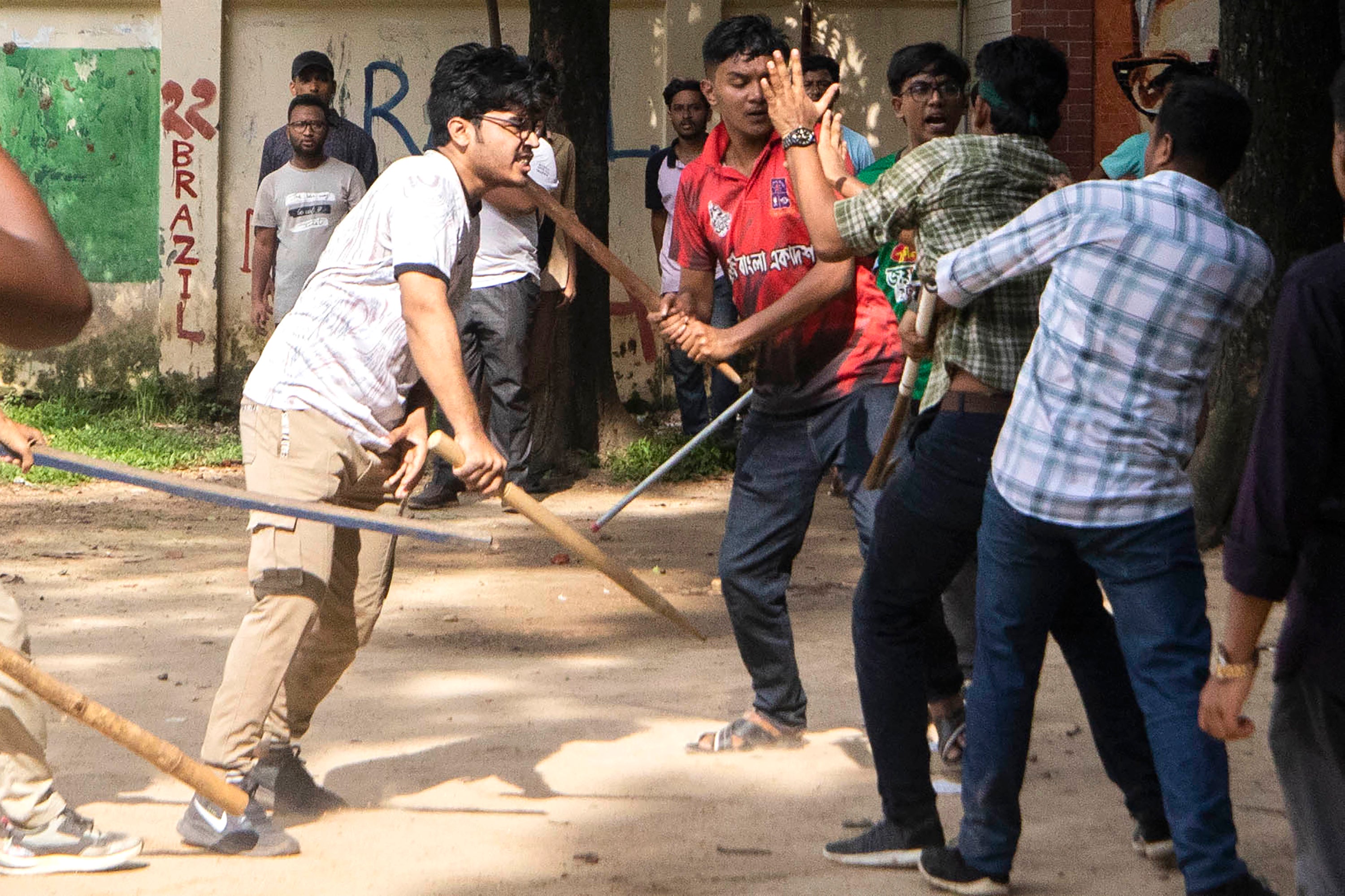 Bangladesh Campus Violence Photo Gallery