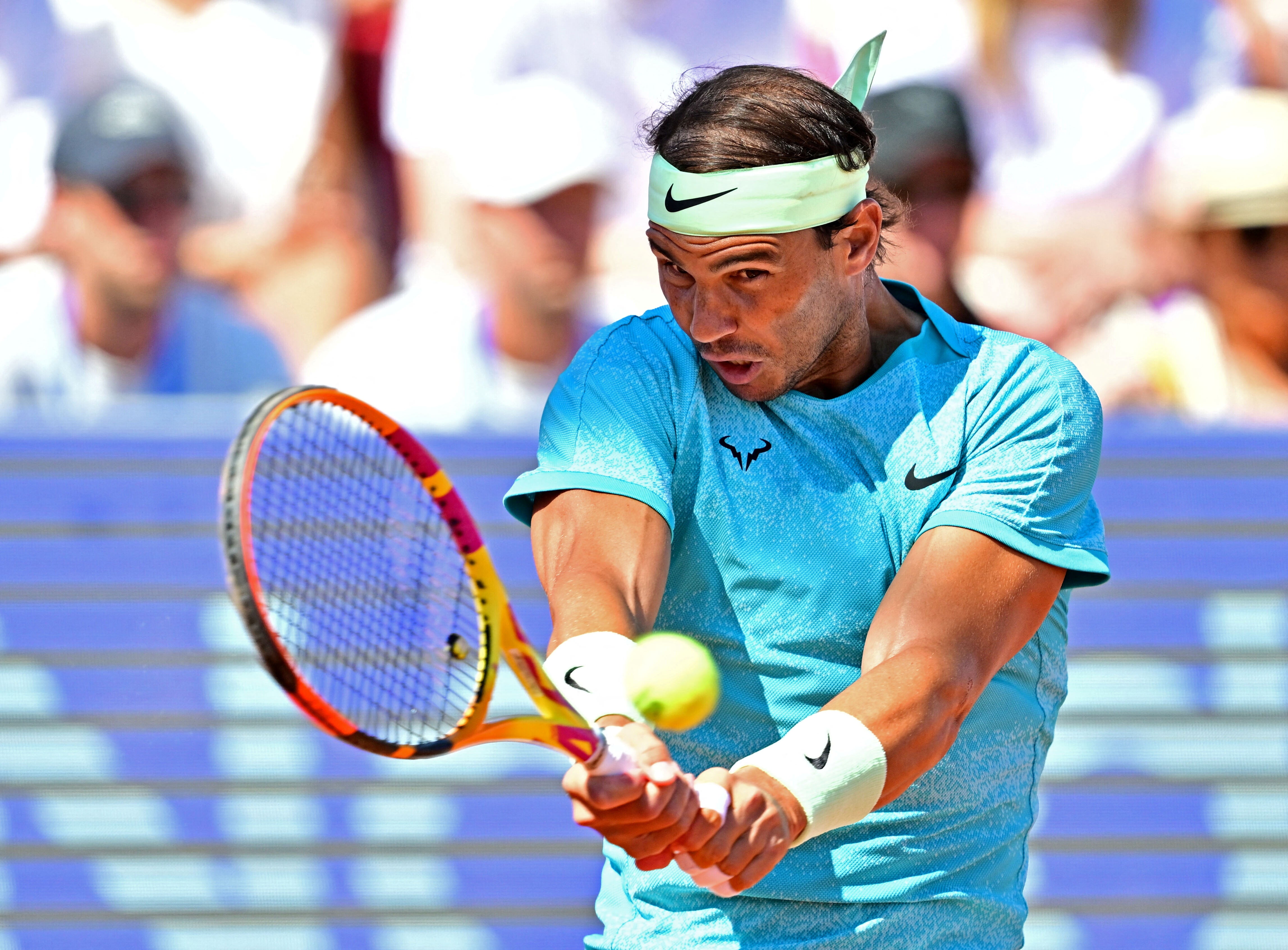 Nadal is building up to the Olympics at Roland Garros next week