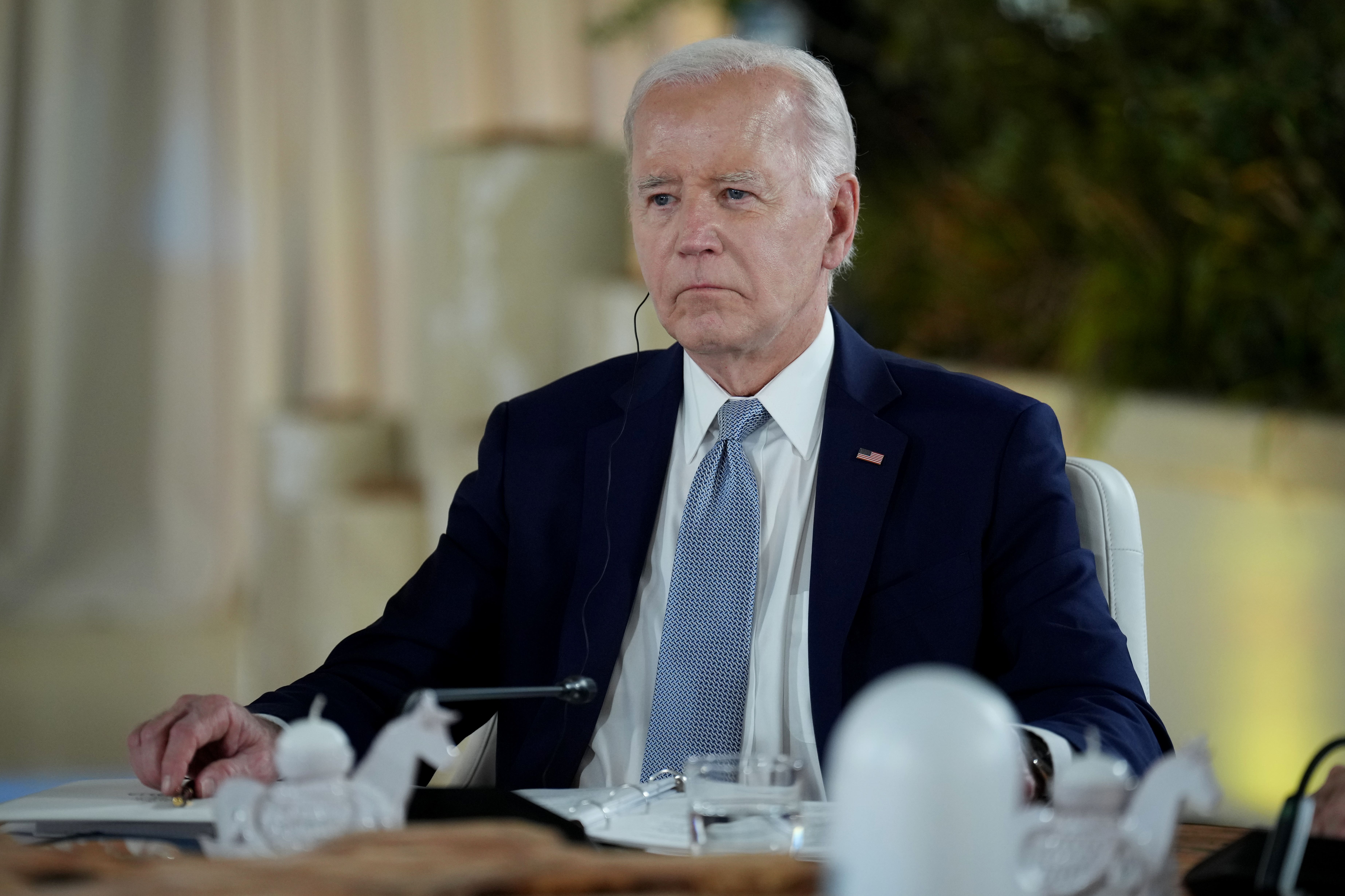 US President Joe Biden is not seeking re-election (Christopher Furlong/PA)