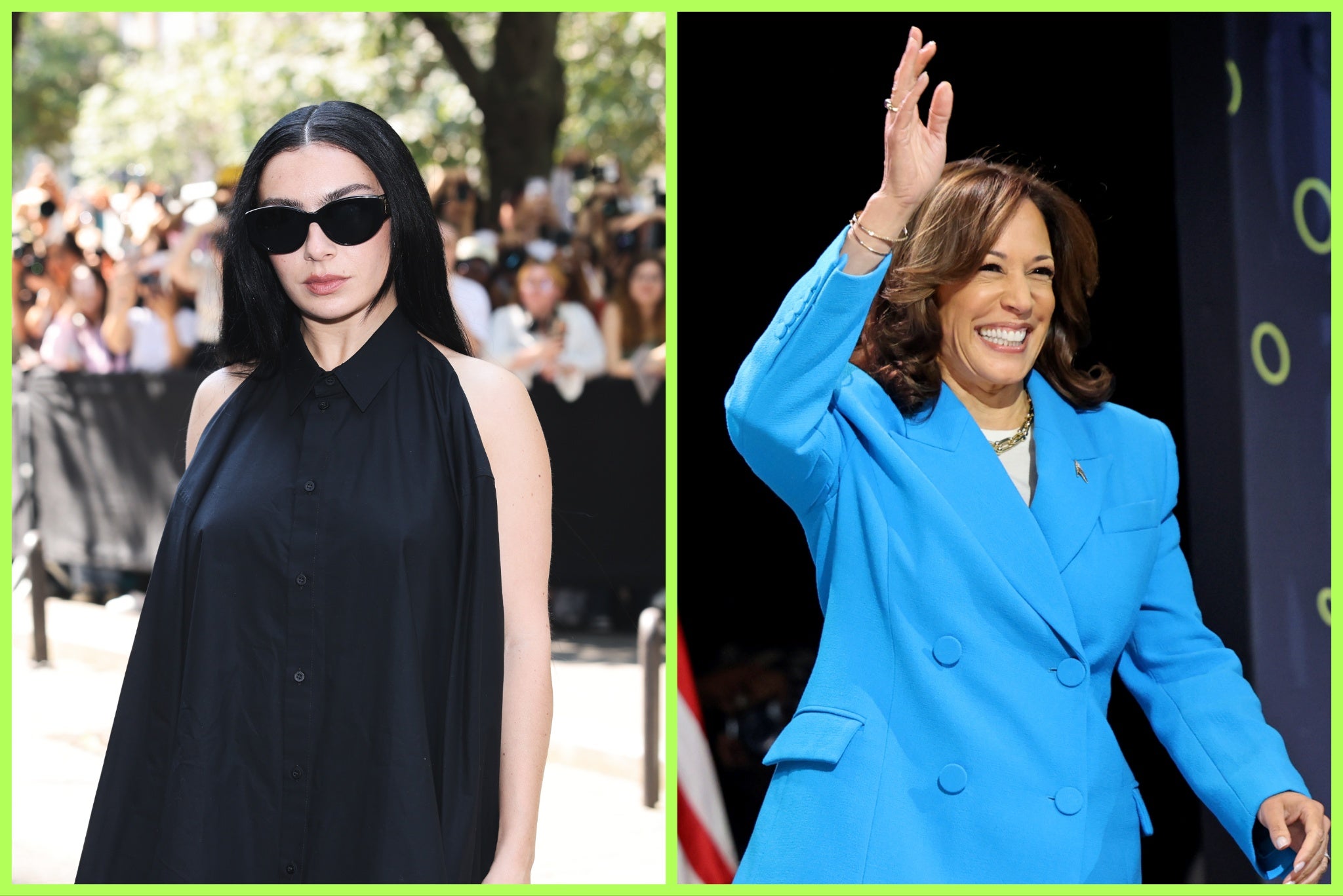 Harris’s campaign leaned into an expression of support from ‘Brat’ star Charli XCX