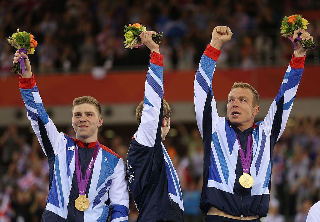 Hoy won the last of his Olympic medals in a home games at London 2012