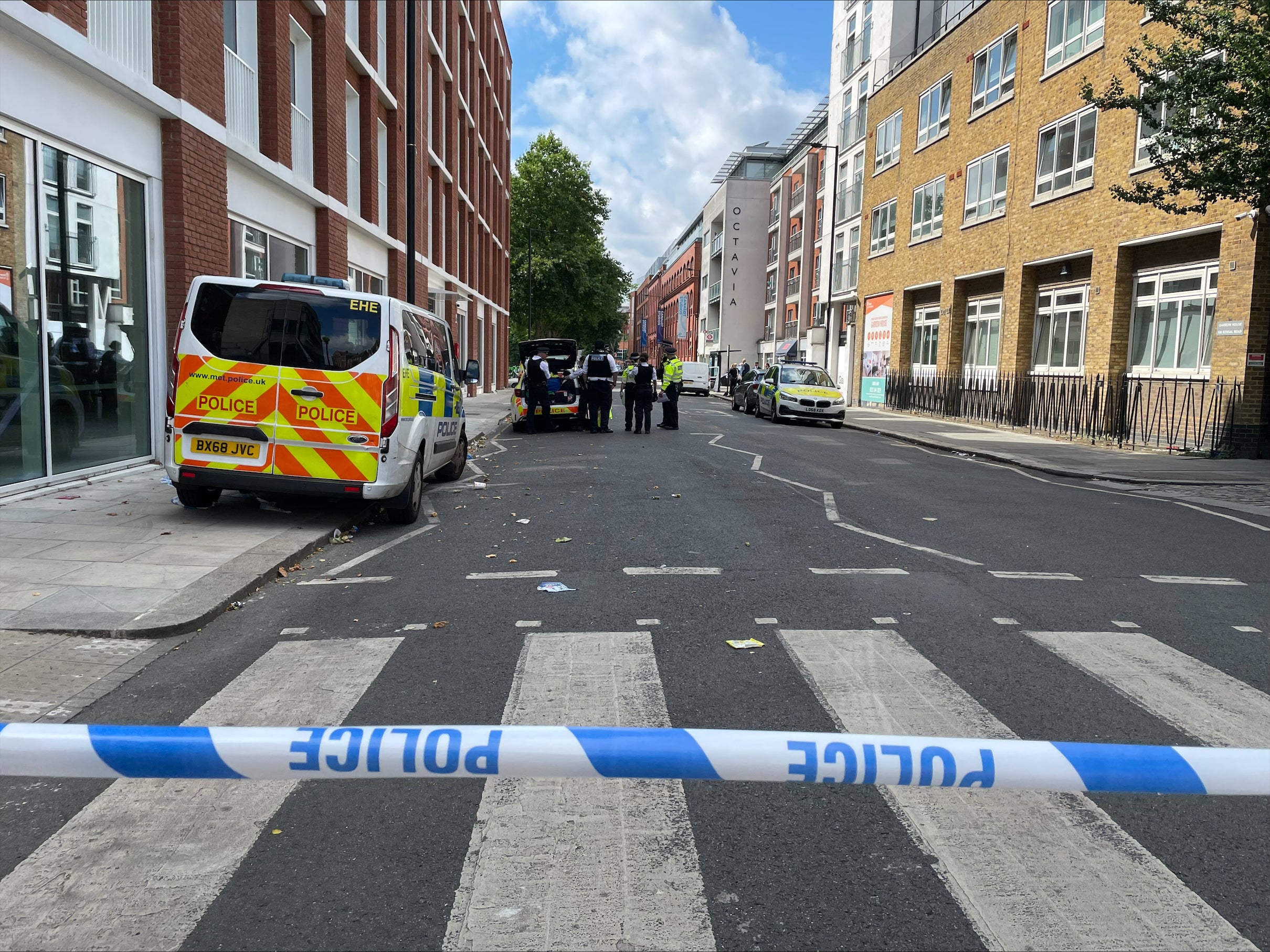 The force said officers were alerted at around 7.20pm to reports of a shooting in Emslie Horniman’s Pleasance near Hazlewood Crescent