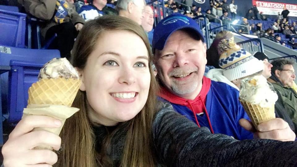 Melanie Georger, 26, left, died in a skydiving accident on Saturday. Her father, Paul Georger, wrote a tribute to her on Facebook