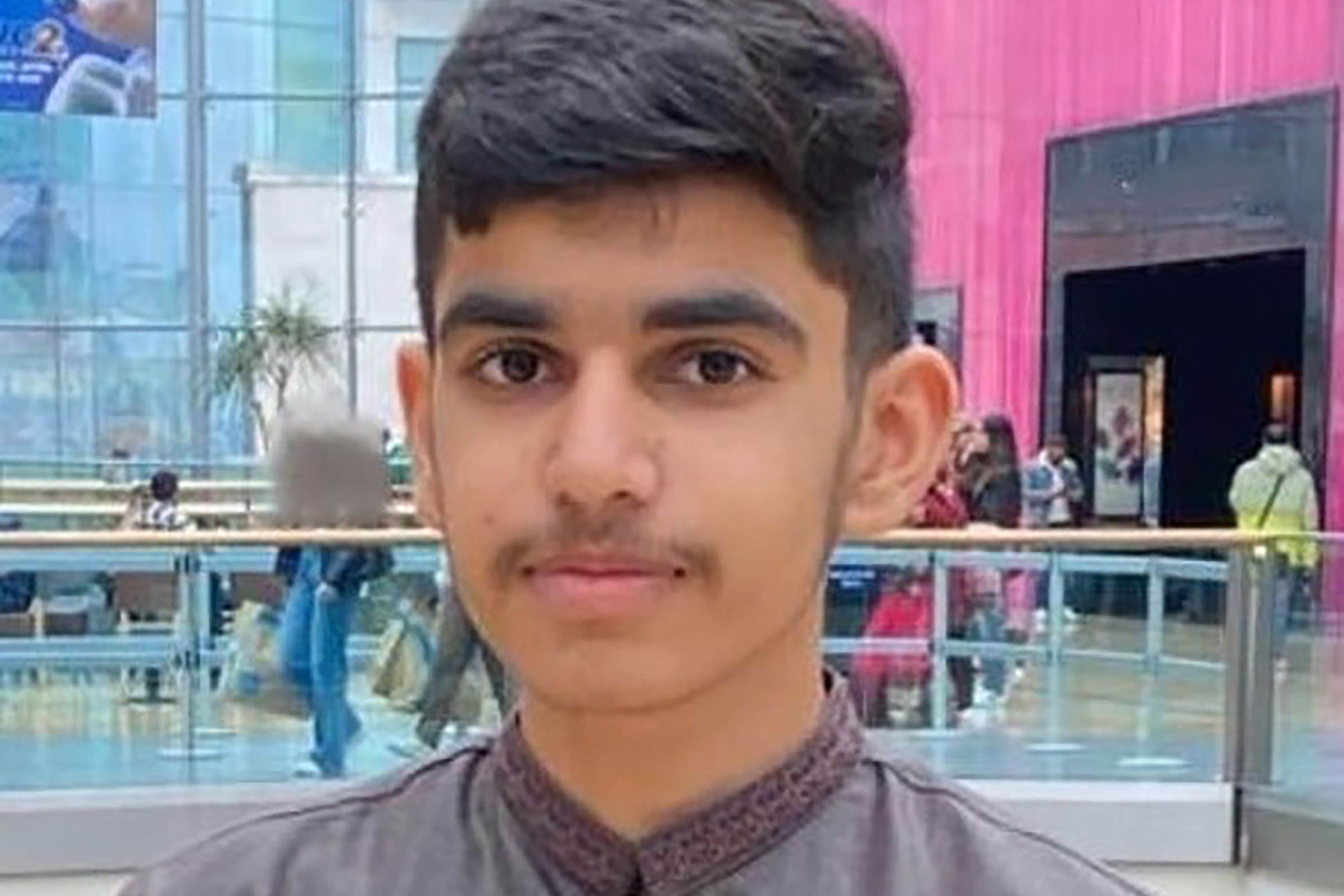 Muhammad Hassam Ali was stabbed in the chest (West Midlands Police/PA)