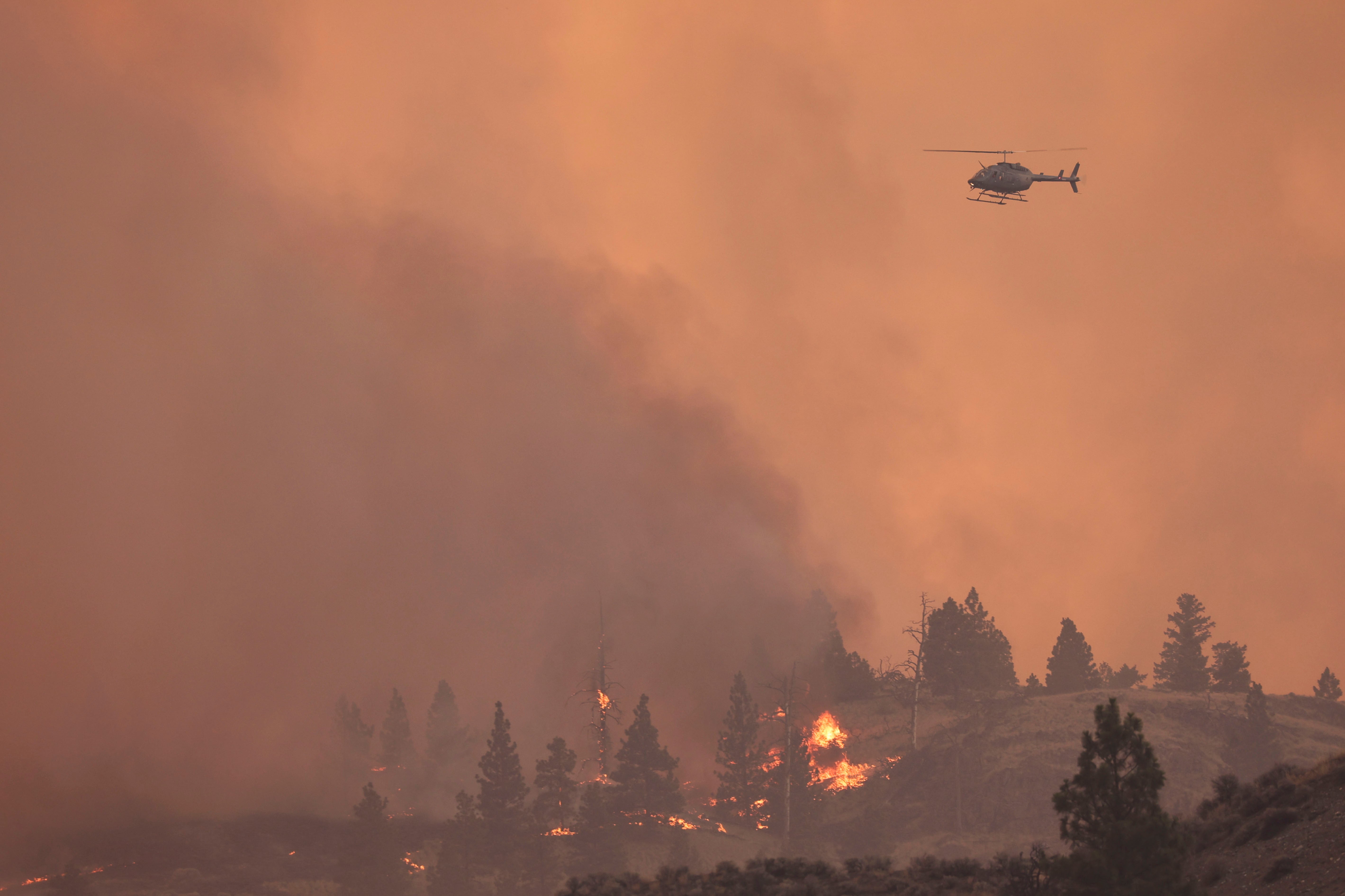 Western region of Canada is experiencing a wildfire outbreak which could cause smoke plumes to drift into the U.S.