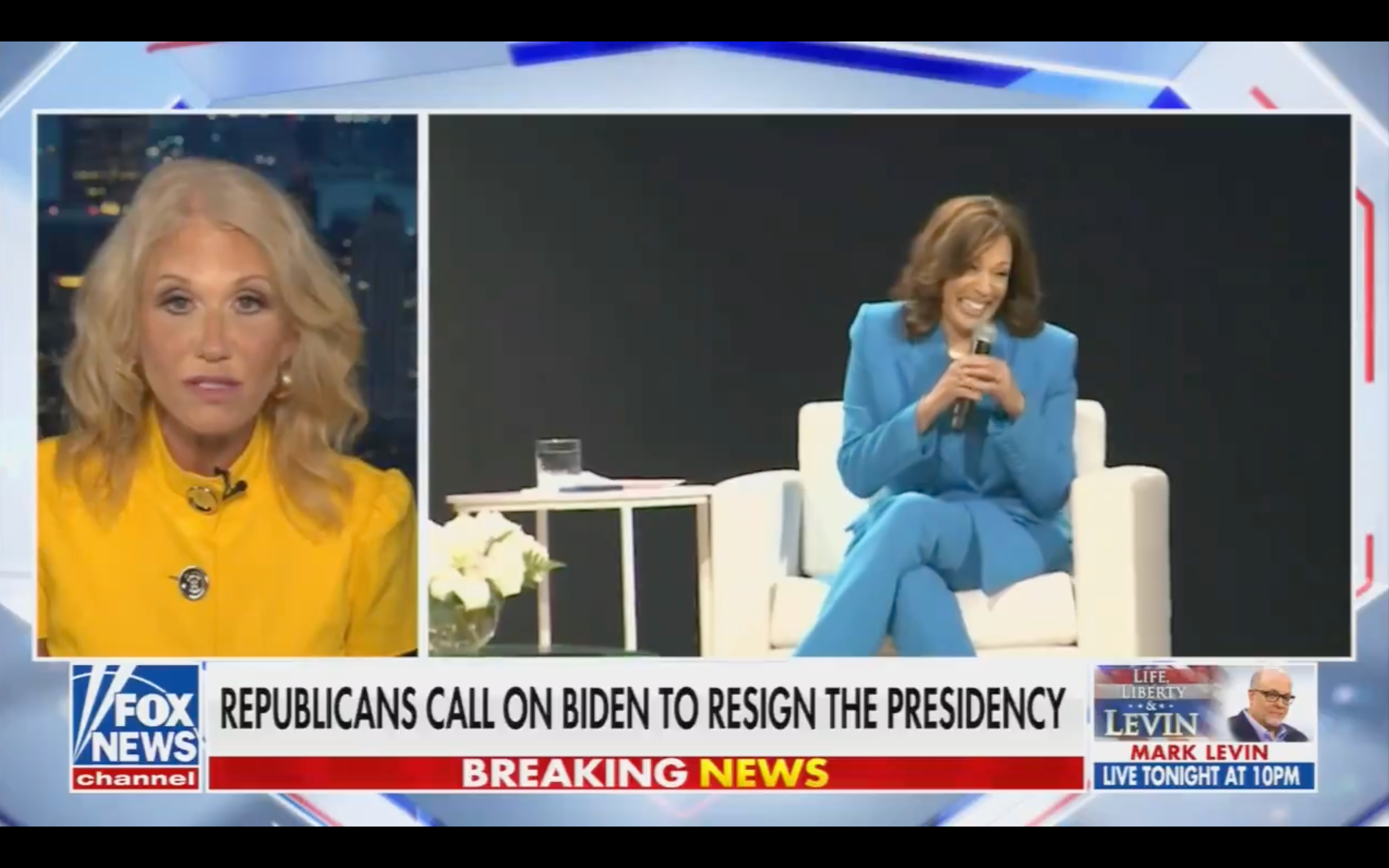 Kellyanne Conway bashes Kamala Harris hours after President Joe Biden endorsed her