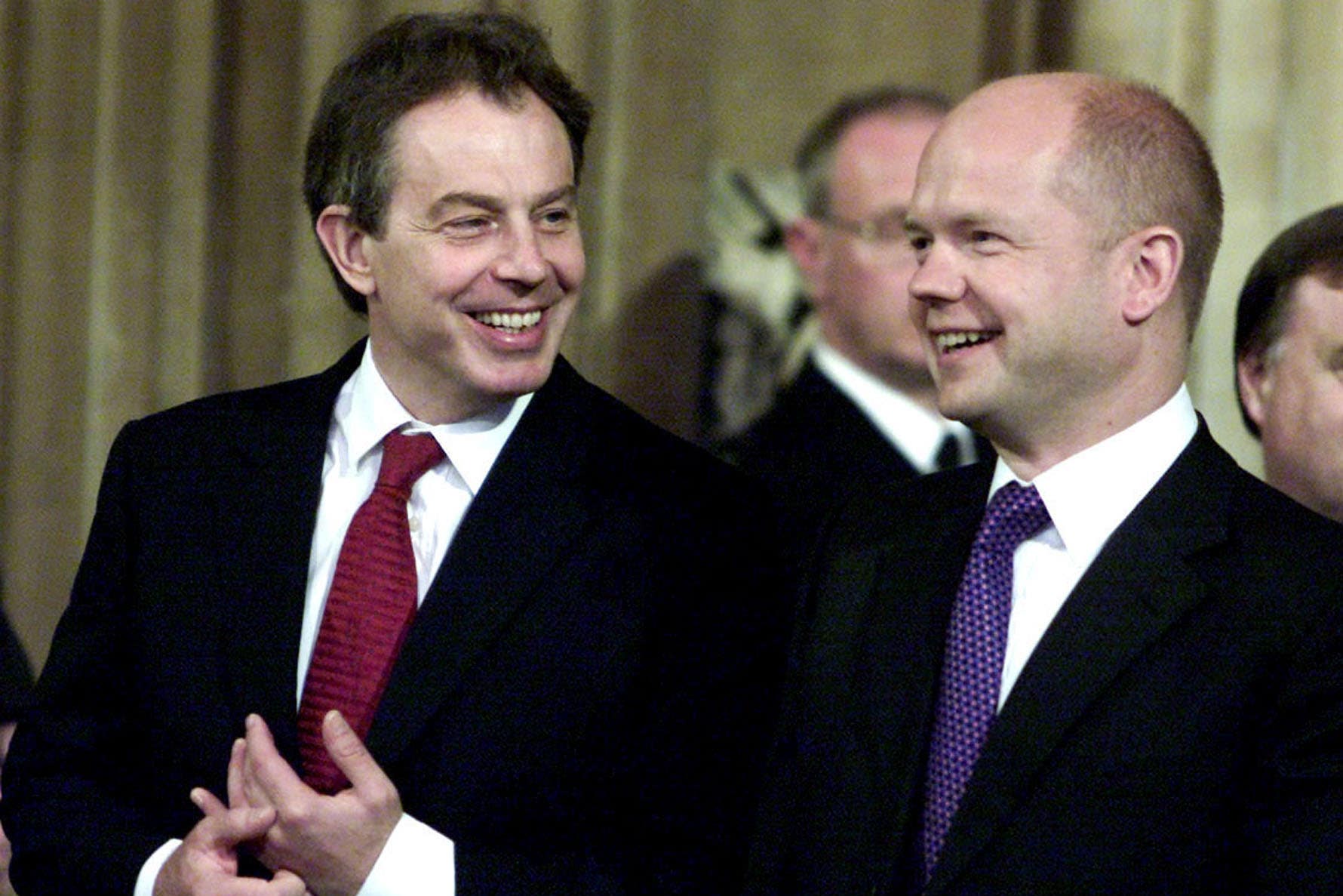 Tony Blair refused Tory calls for a TV debate with William Hague (PA)