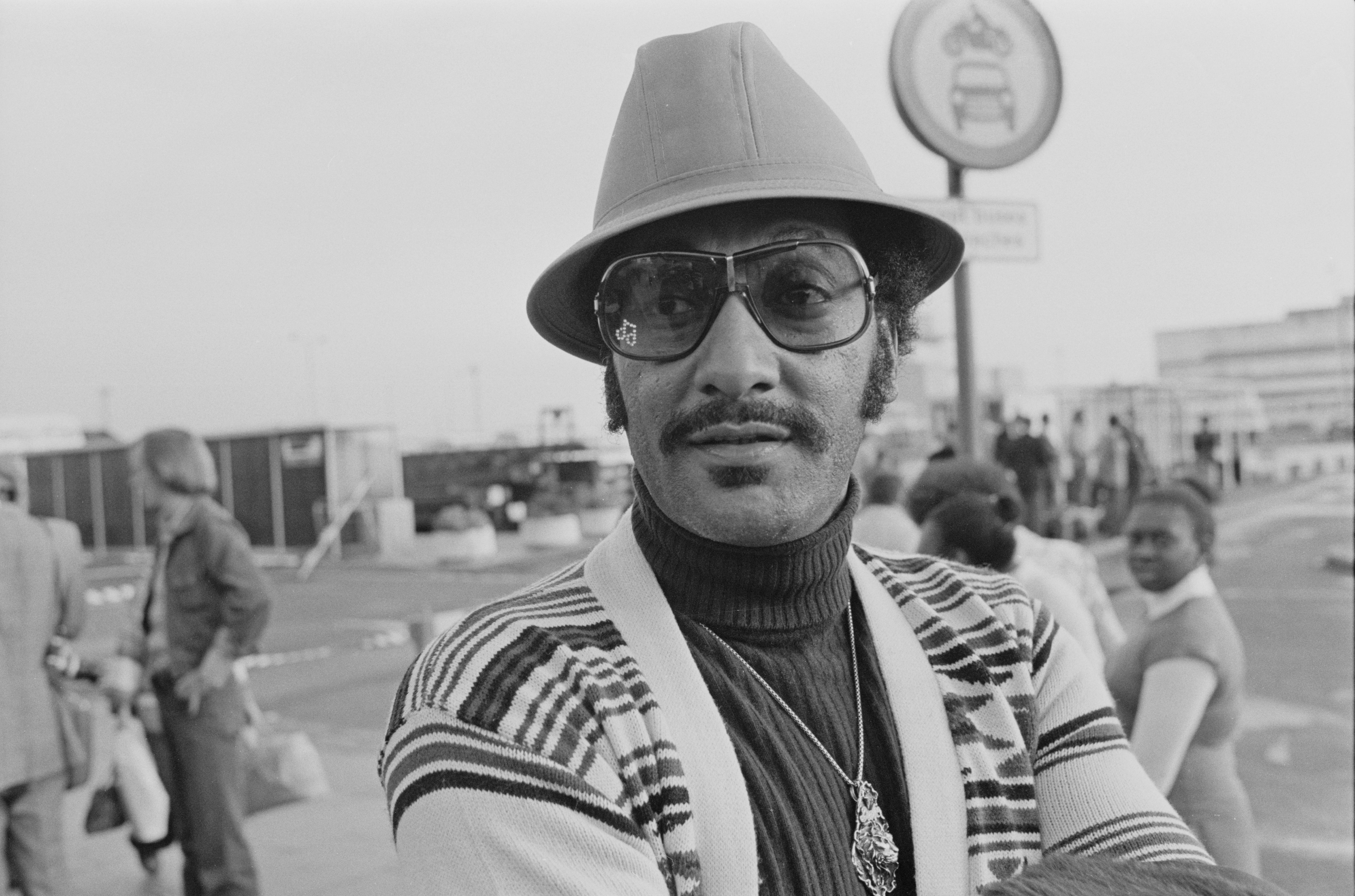 Abdul ‘Duke’ Fakir of the Four Tops in the UK on 9 September 1976