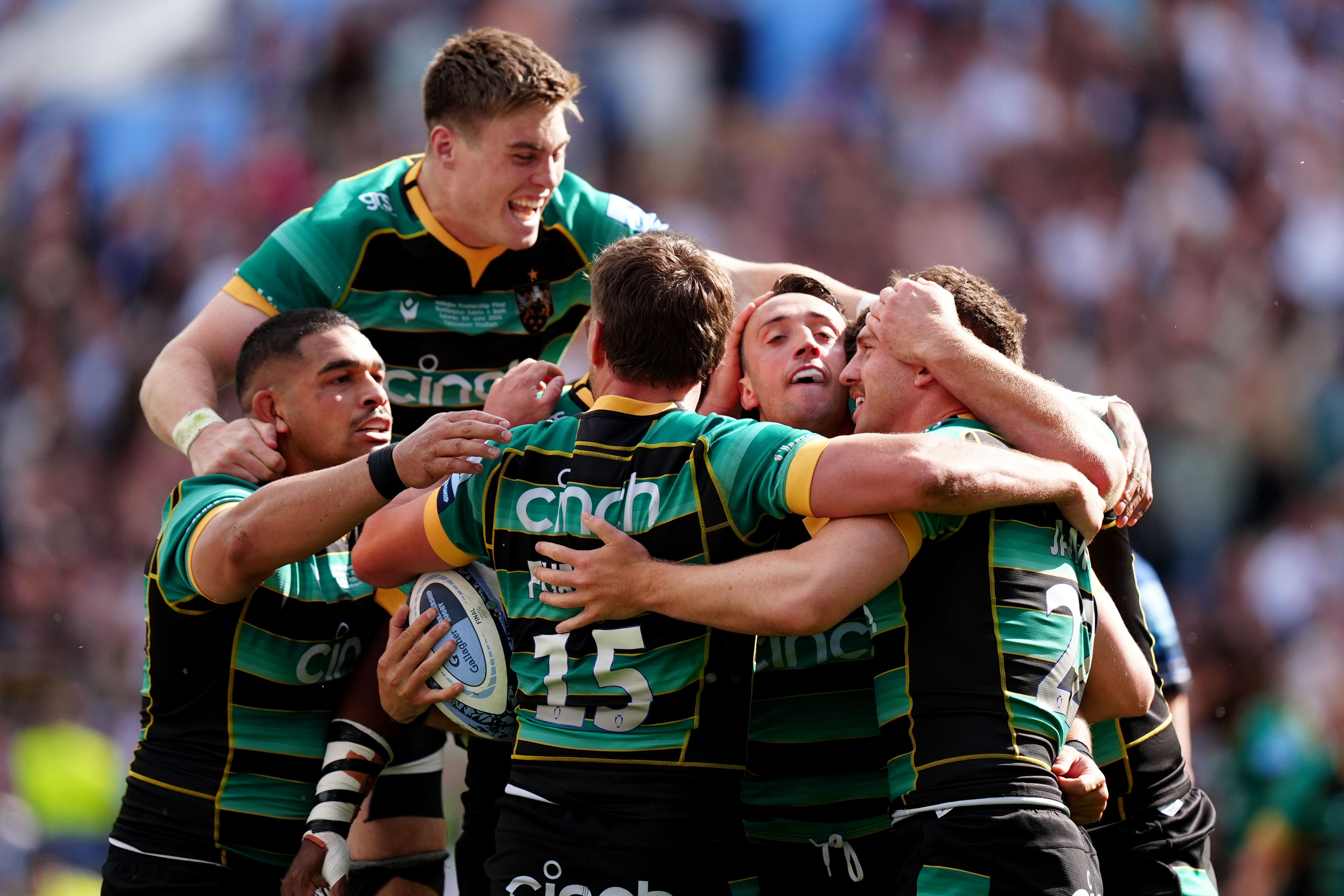 Northampton will begin their Premiership title defence against Bath (Mike Egerton/PA)