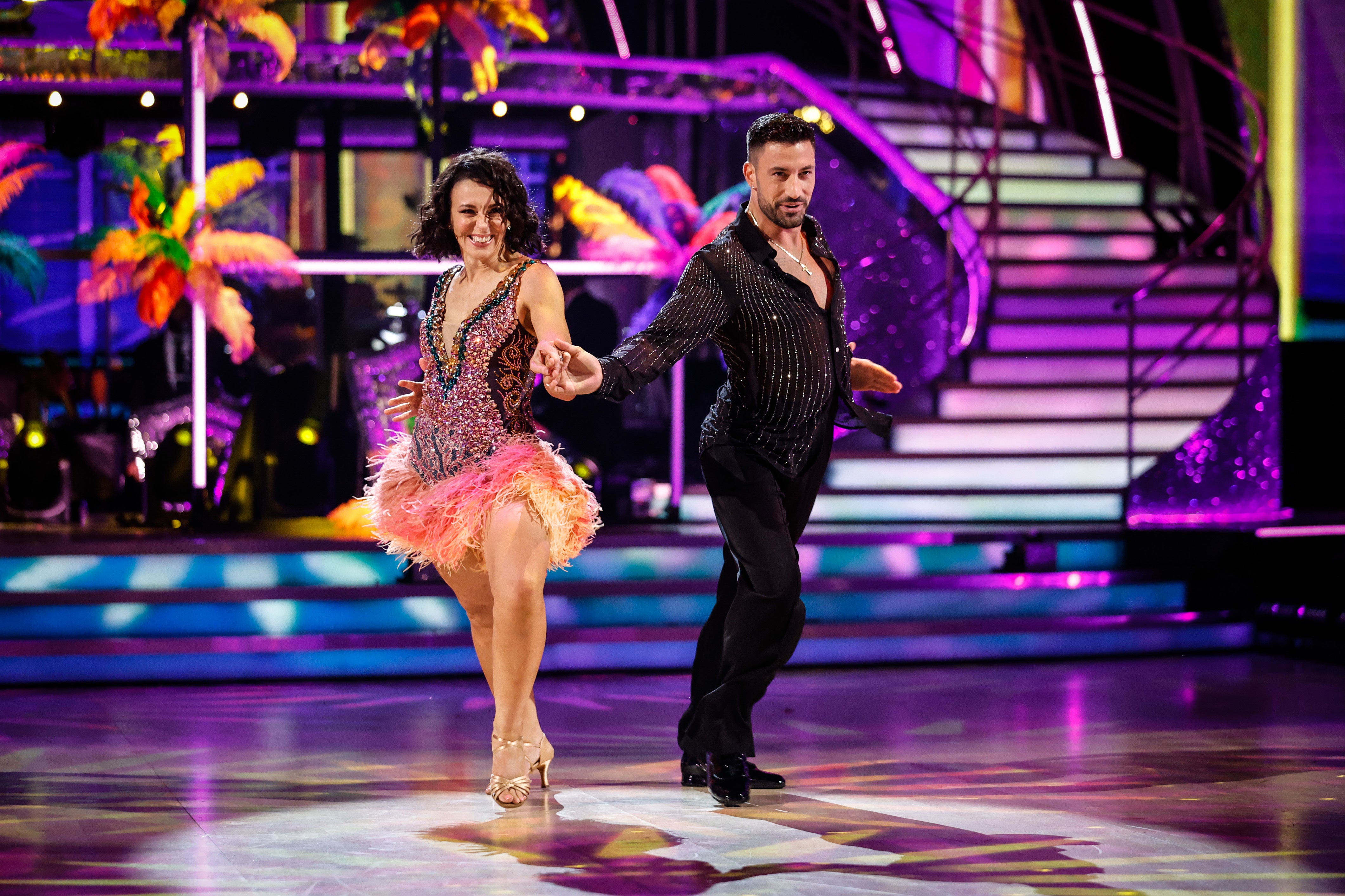 Amanda Abbington and Giovanni Pernice dancing on the latest season of ‘Strictly’