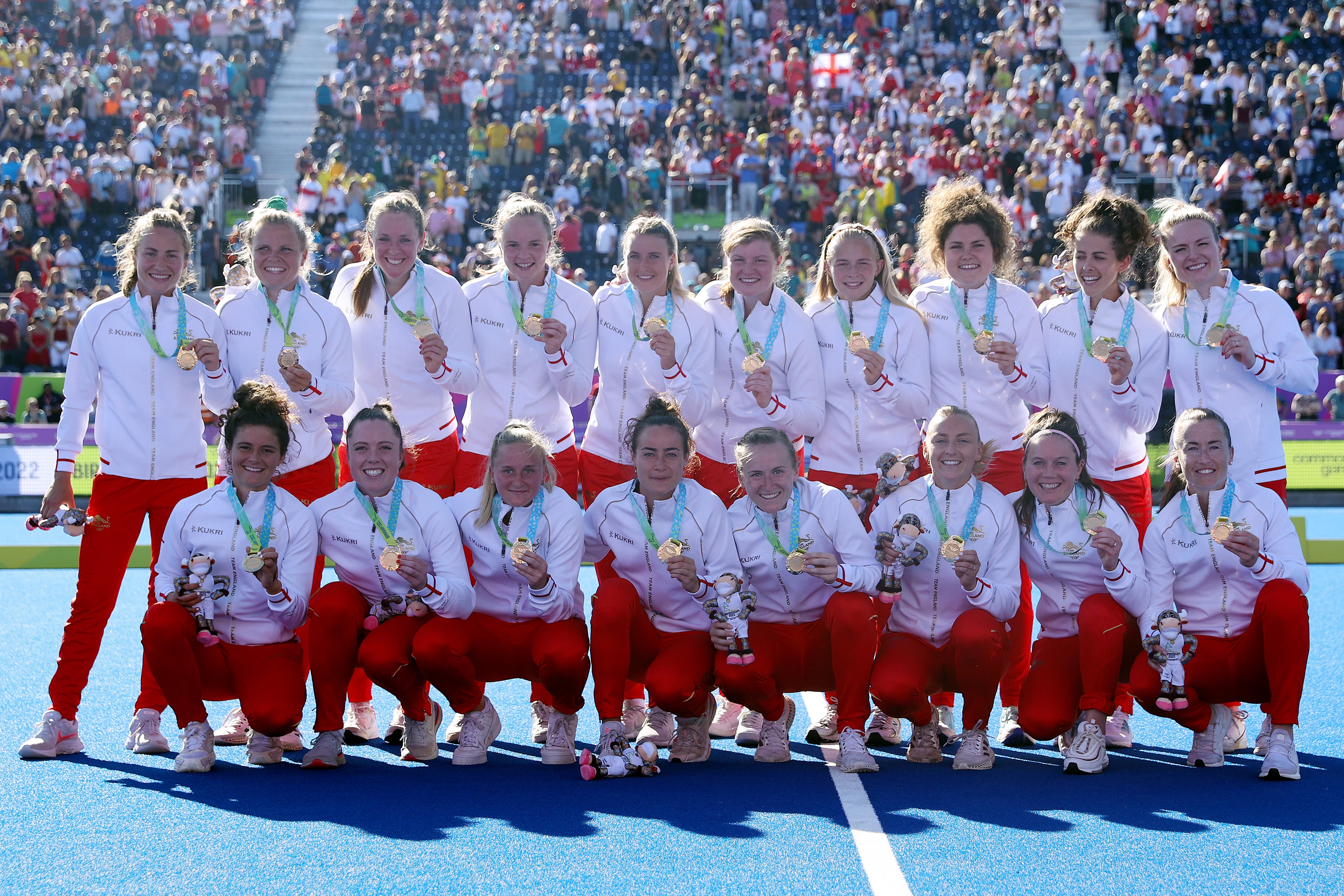 England women could only wear skorts when they won Commonwealth Gold in 2022