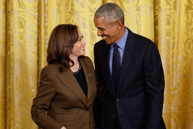 <p>The fact that Barack Obama hasn’t rushed to endorse Kamala Harris has fuelled rift rumours </p>