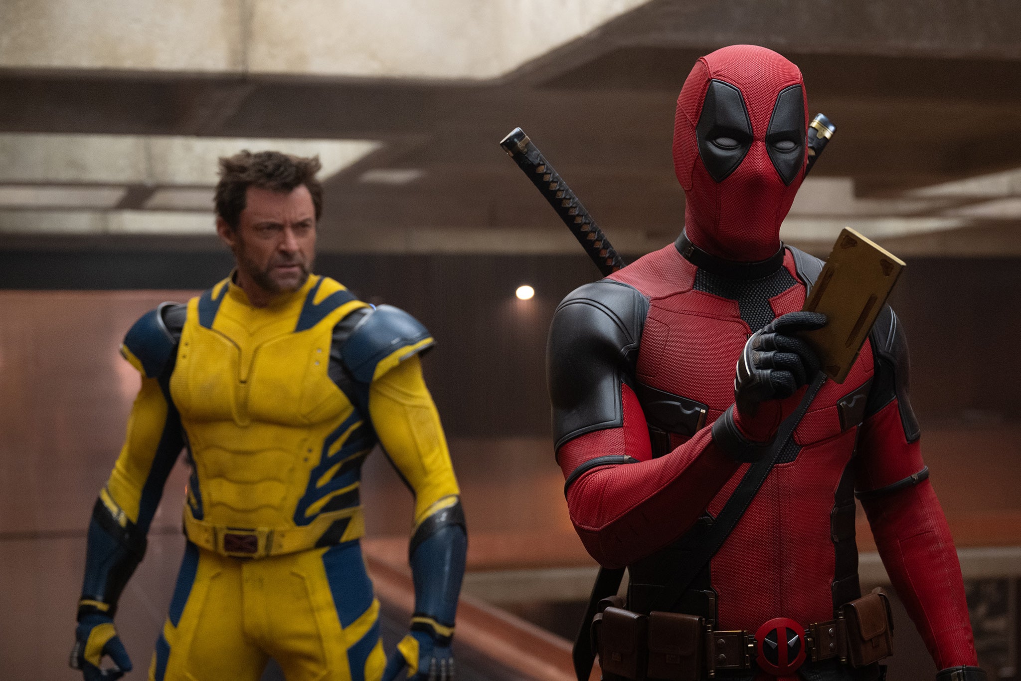 Tired: Hugh Jackman and Ryan Reynolds in ‘Deadpool & Wolverine’