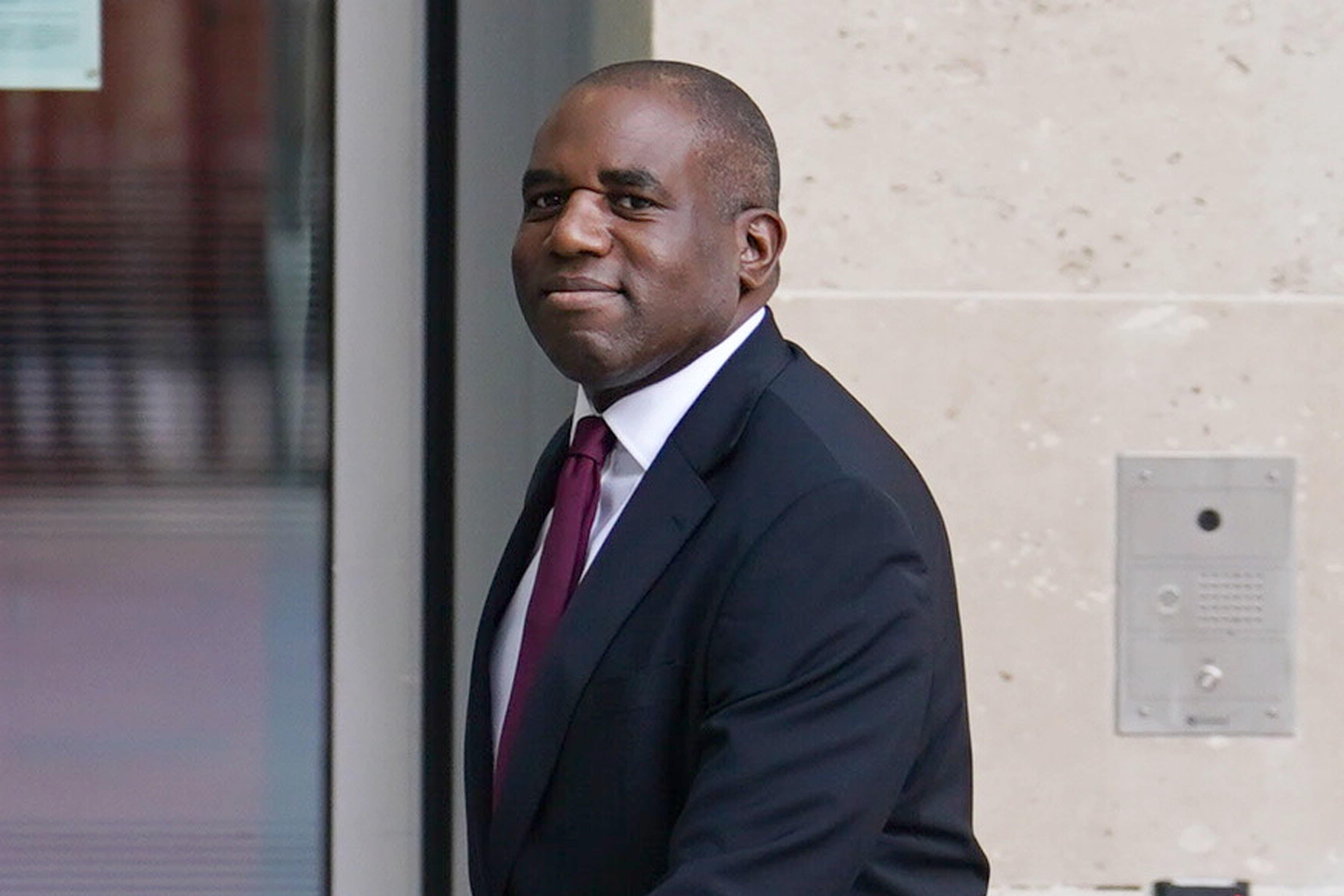 Foreign Secretary David Lammy is to visit India (Jordan Pettitt/PA)