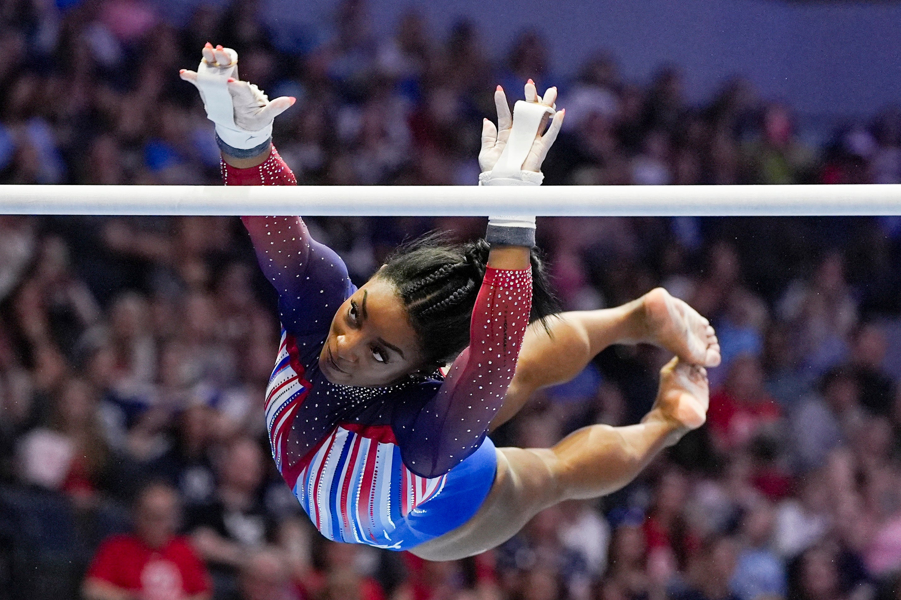 Simone Biles will be in action in Paris