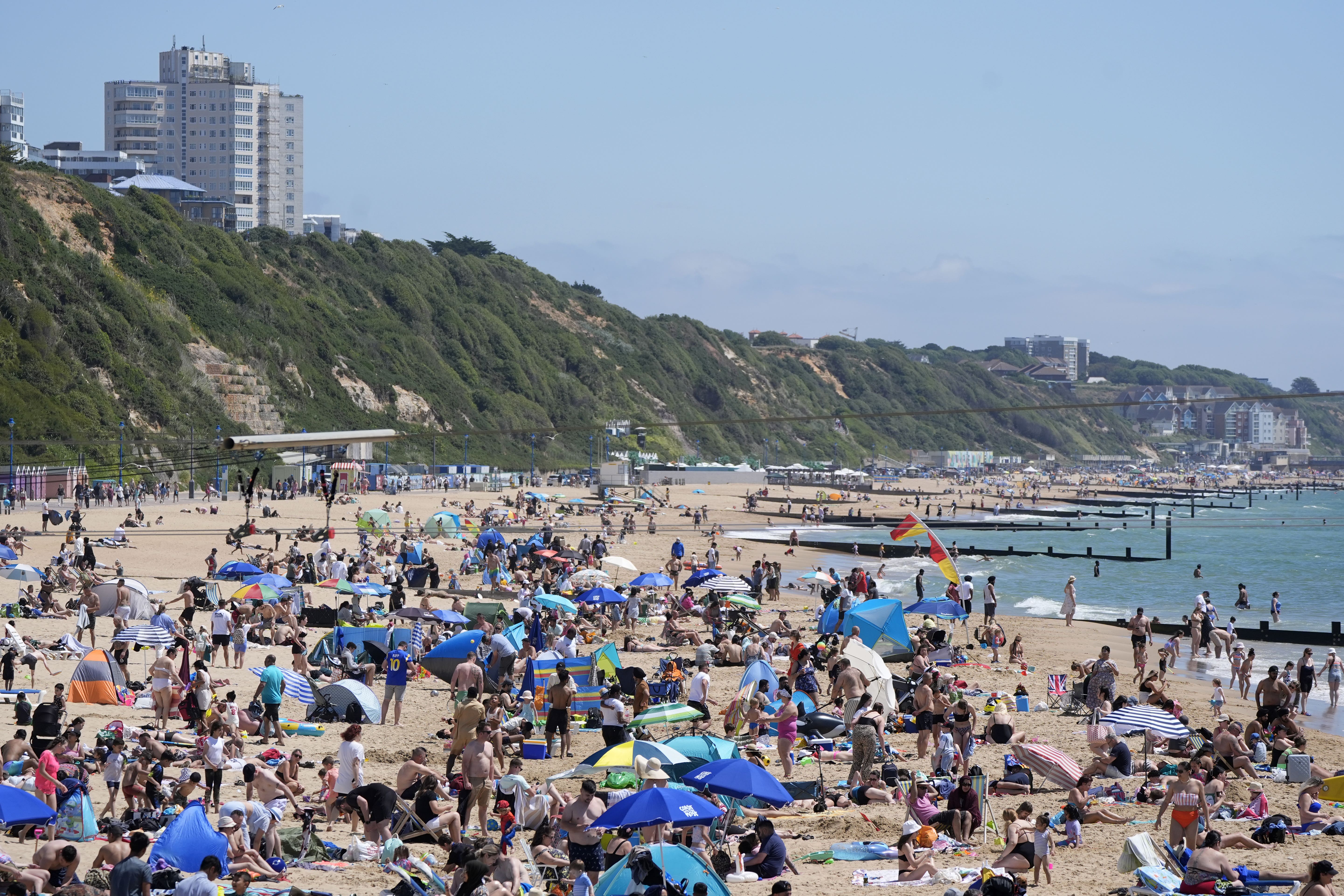 More people are heading to the beach (Andrew Matthews/PA)