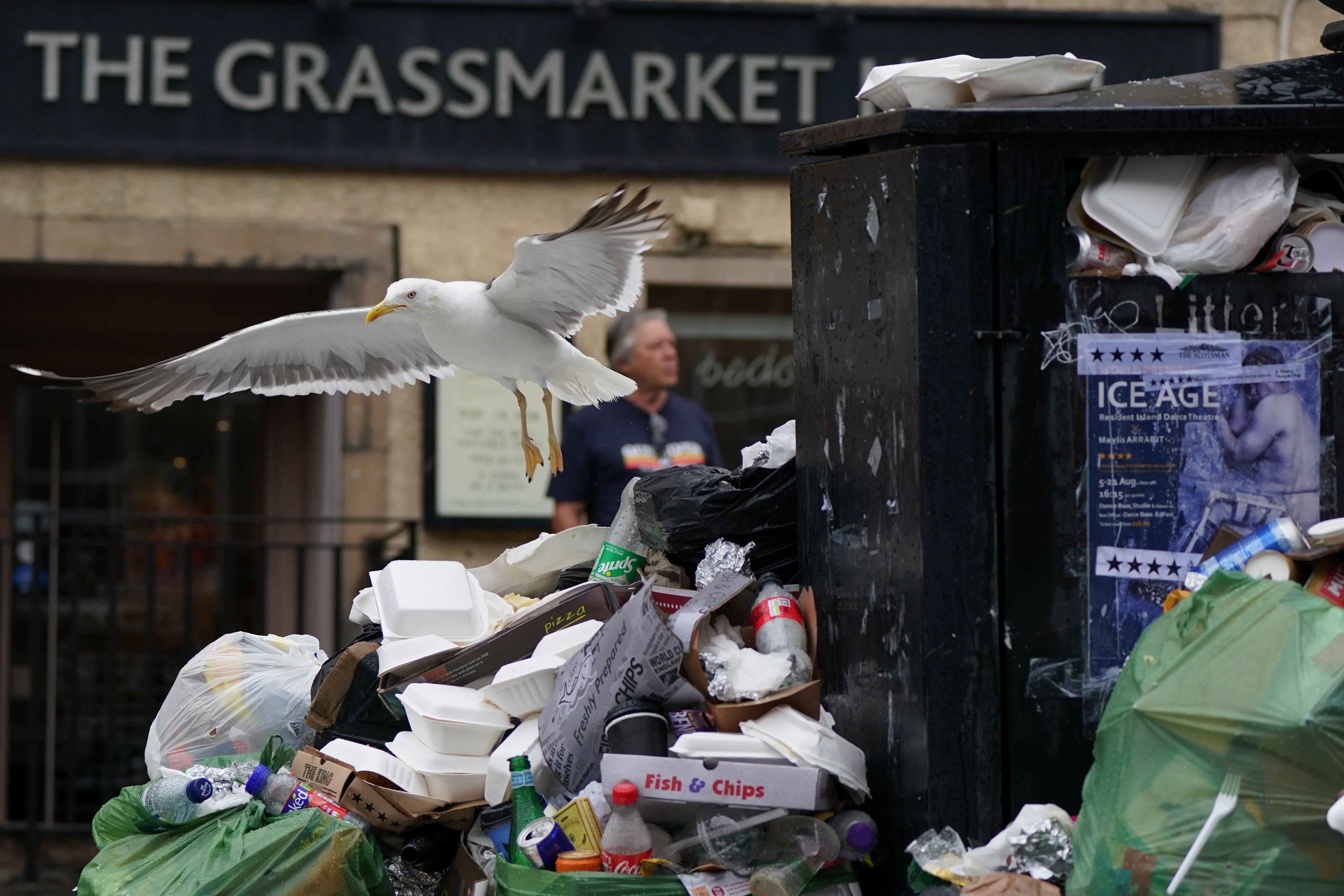 Waste and recycling workers across the majority of councils in Scotland have threatened a ‘stinking summer’ unless their pay claim is met (PA)