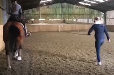 Video of Charlotte Dujardin whipping horse shown live on Good Morning Britain