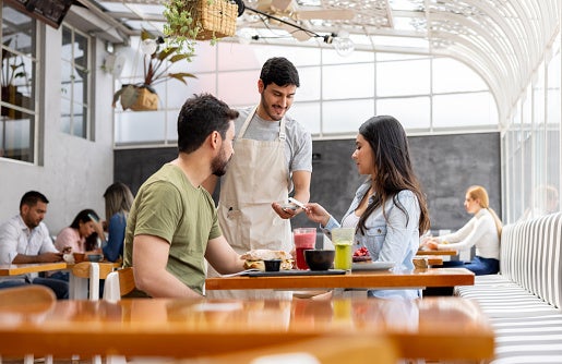 Paying the bill can be awkward on a first date