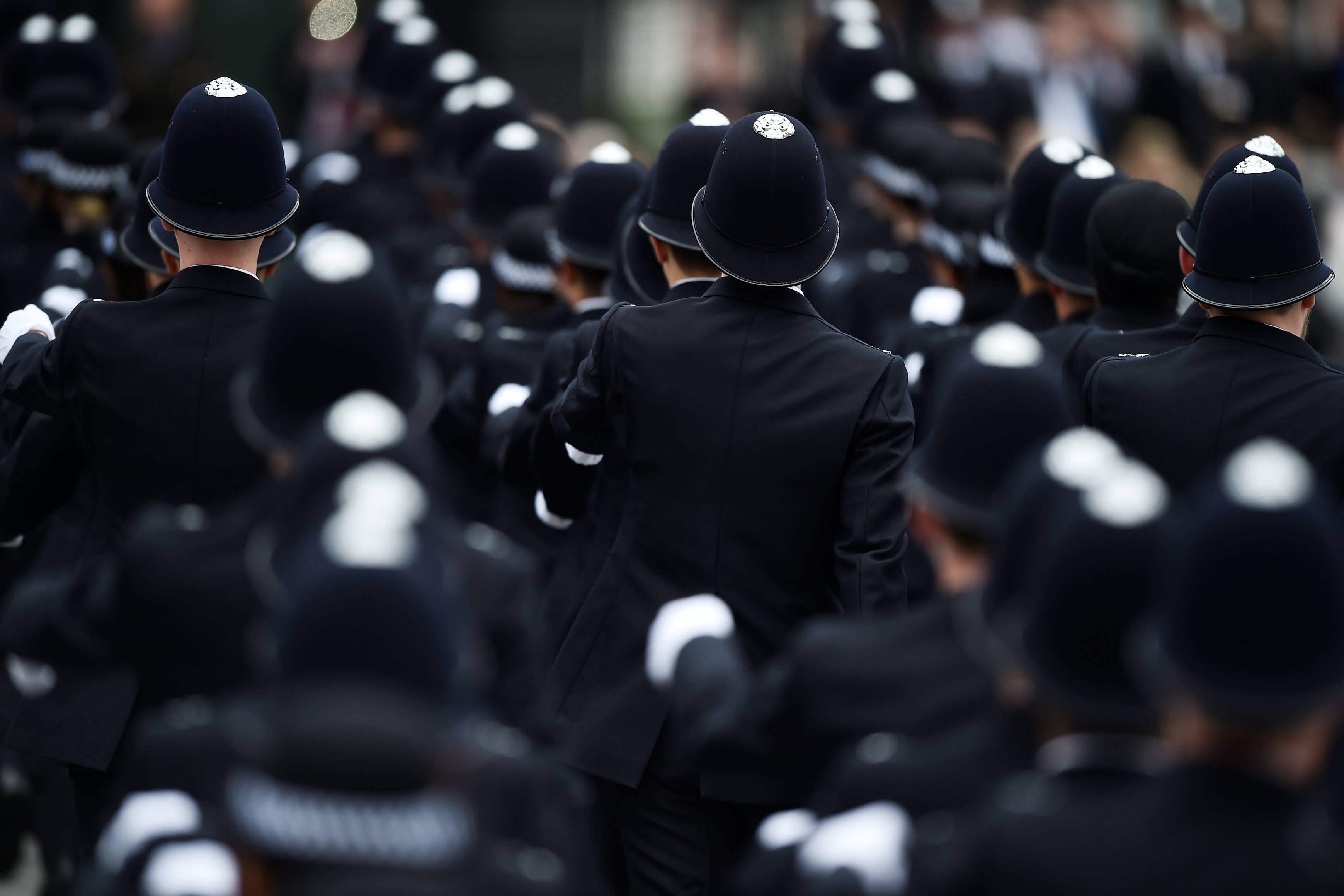 Record numbers of police officers in England and Wales are quitting their jobs or being sacked, figures show (Kirsty O’Connor/PA)