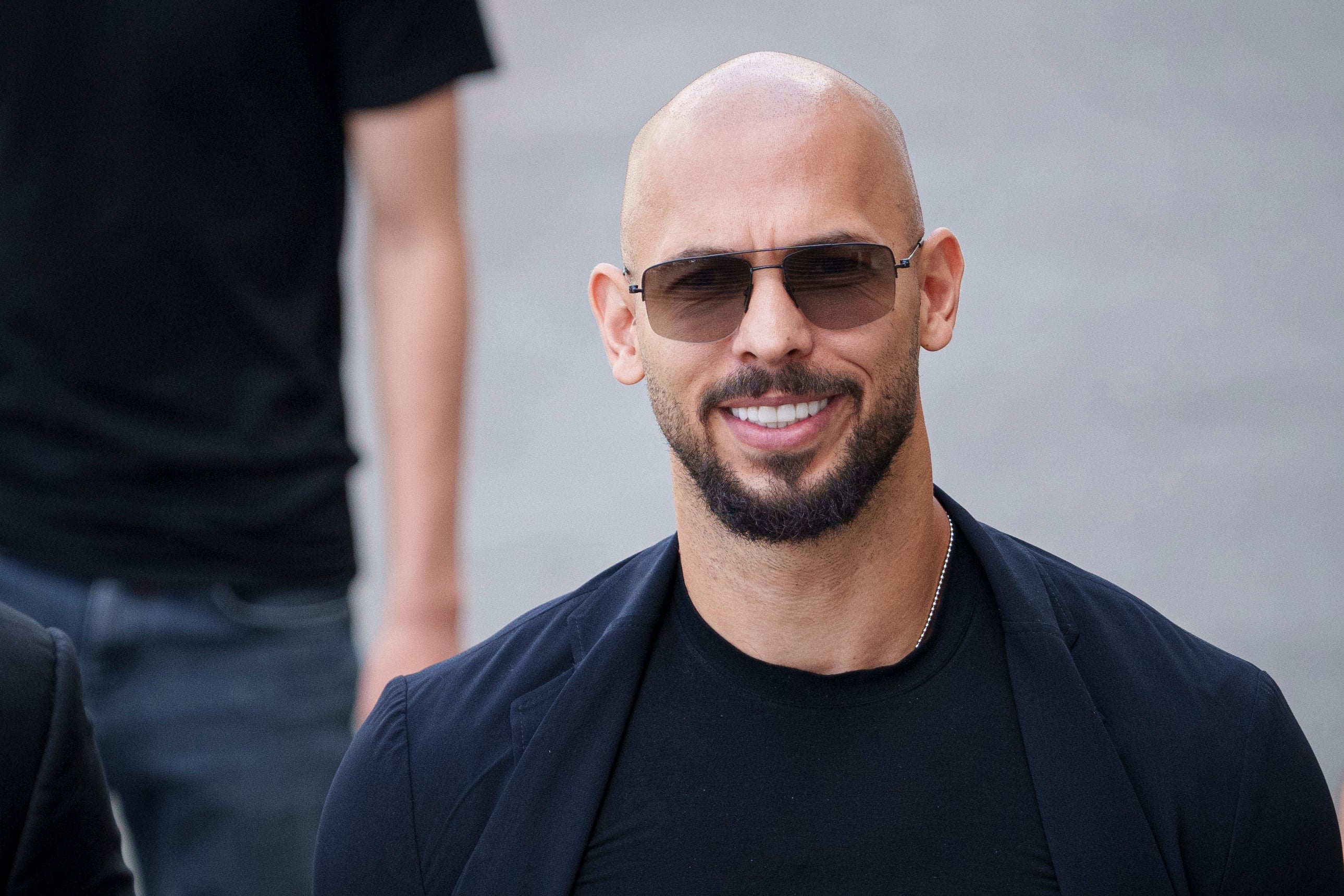 Andrew Tate arrives at the Court of Appeals building in Bucharest, Romania, Thursday, May 30, 2024