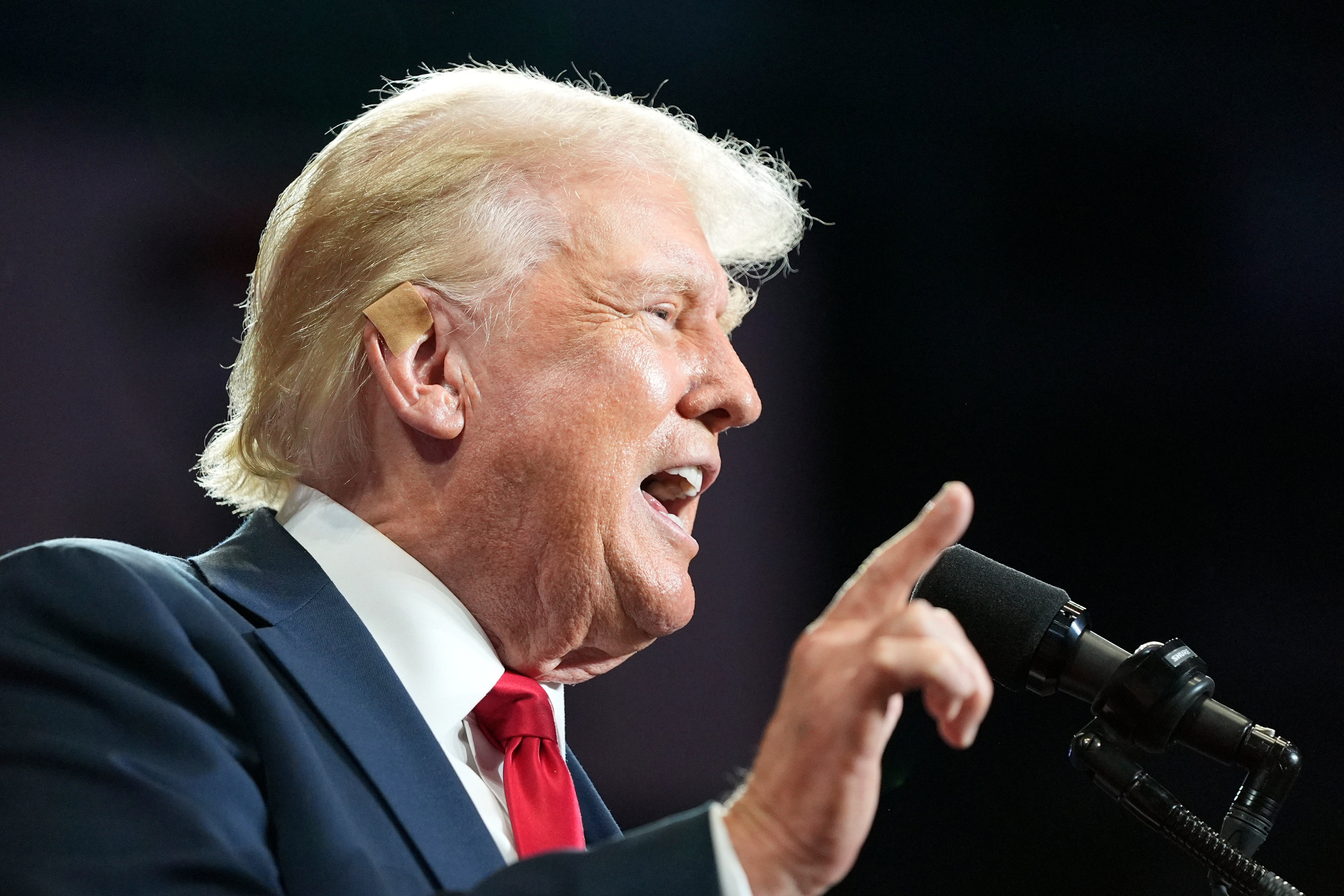 Donald Trump slammed the president’s speech, claiming that a points, Biden was ‘barely understandable’