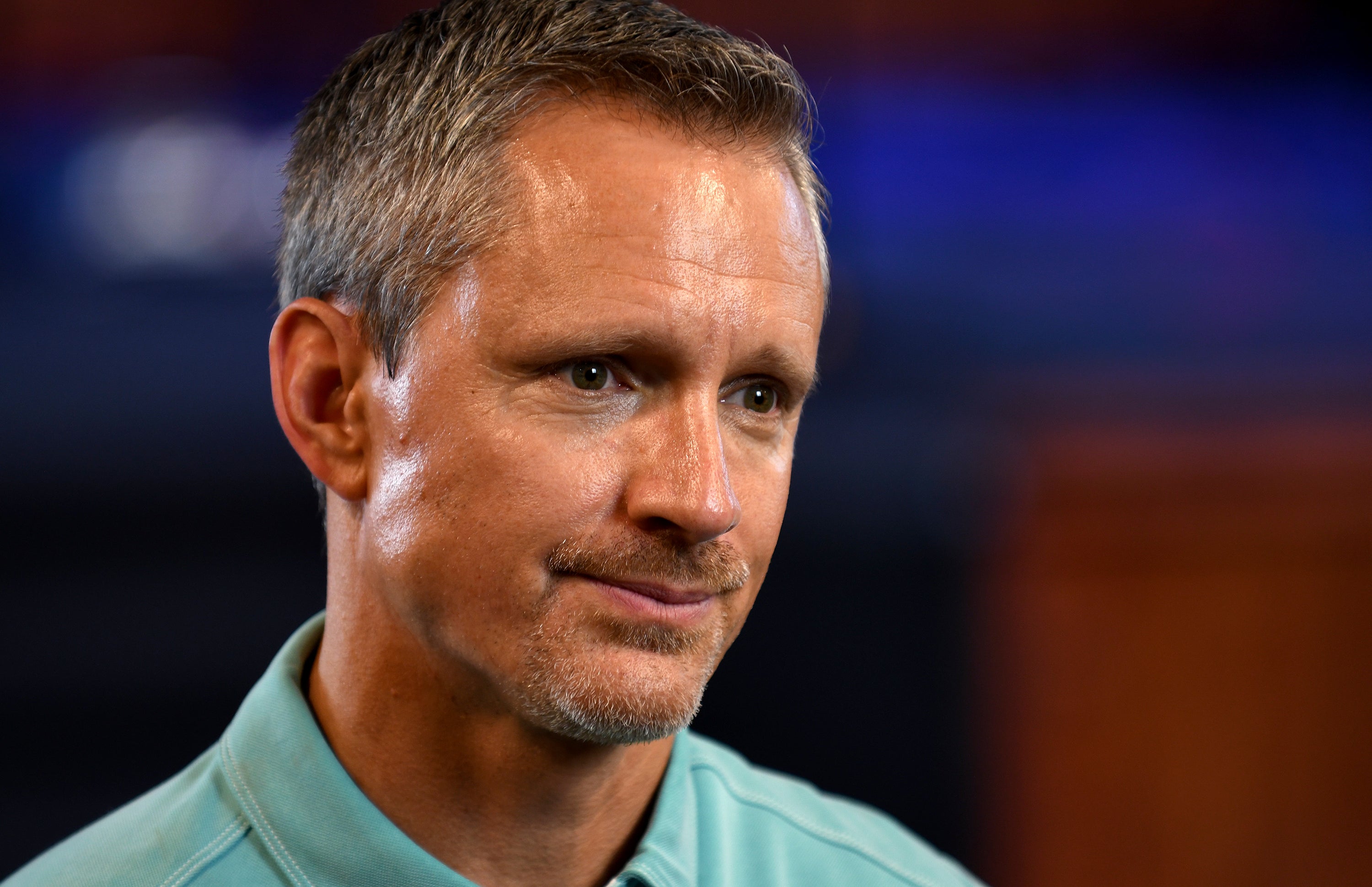 Pastor Mike Polhemus speaks during an interview at his church in Castle Rock