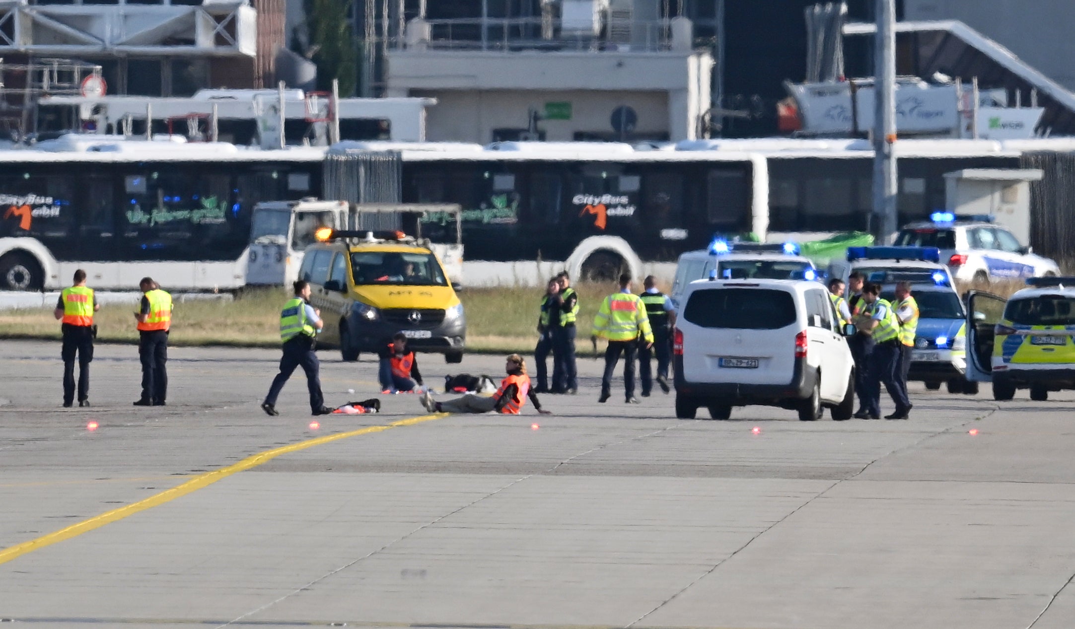 Germany Airport Protest