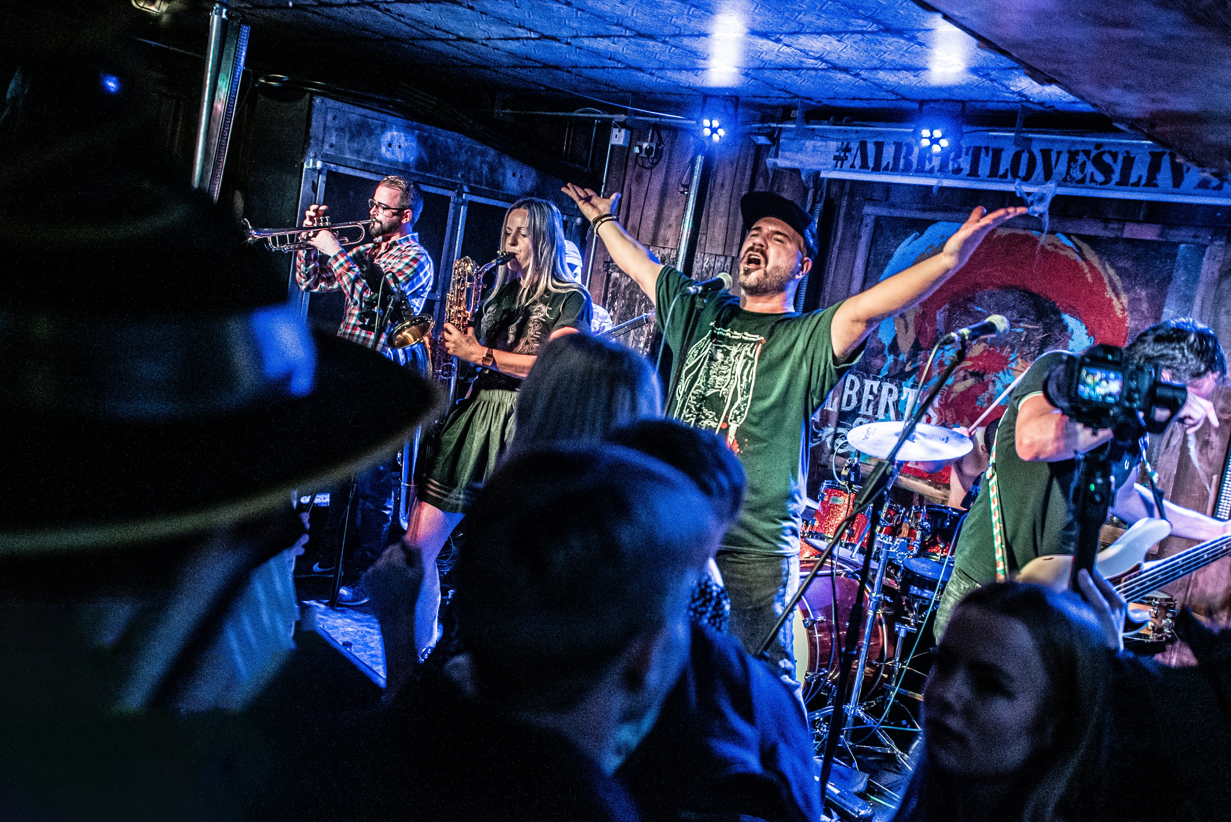 Local heroes the Mighty Vipers perform at Albert’s Shed, Shrewsbury