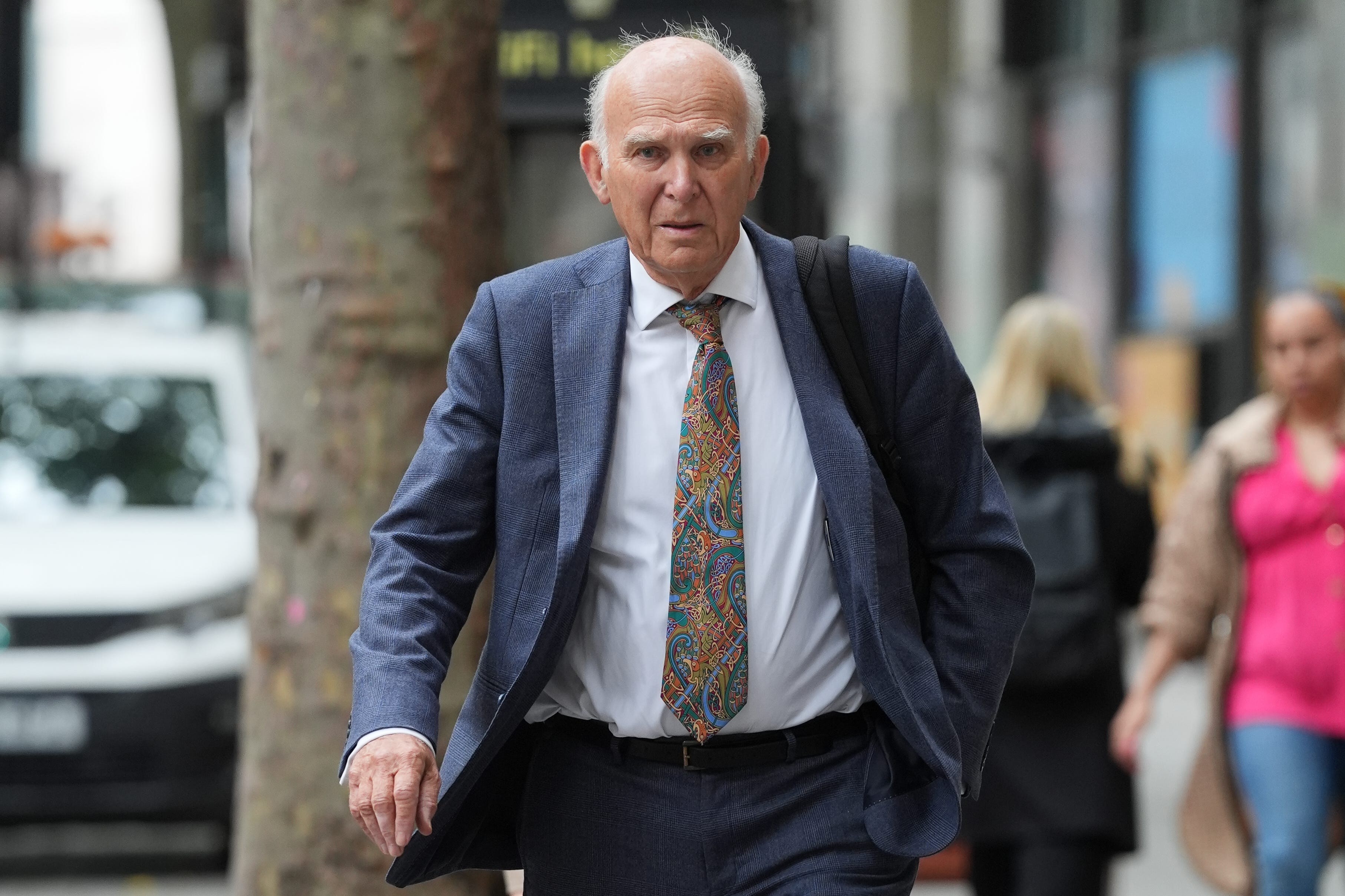 Former business secretary Sir Vince Cable gave evidence to the inquiry on Thursday (Lucy North/PA)