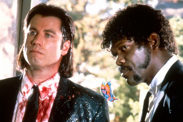 <p>Stranger than fiction: John Travolta and Samuel L Jackson in ‘Pulp Fiction’</p>
