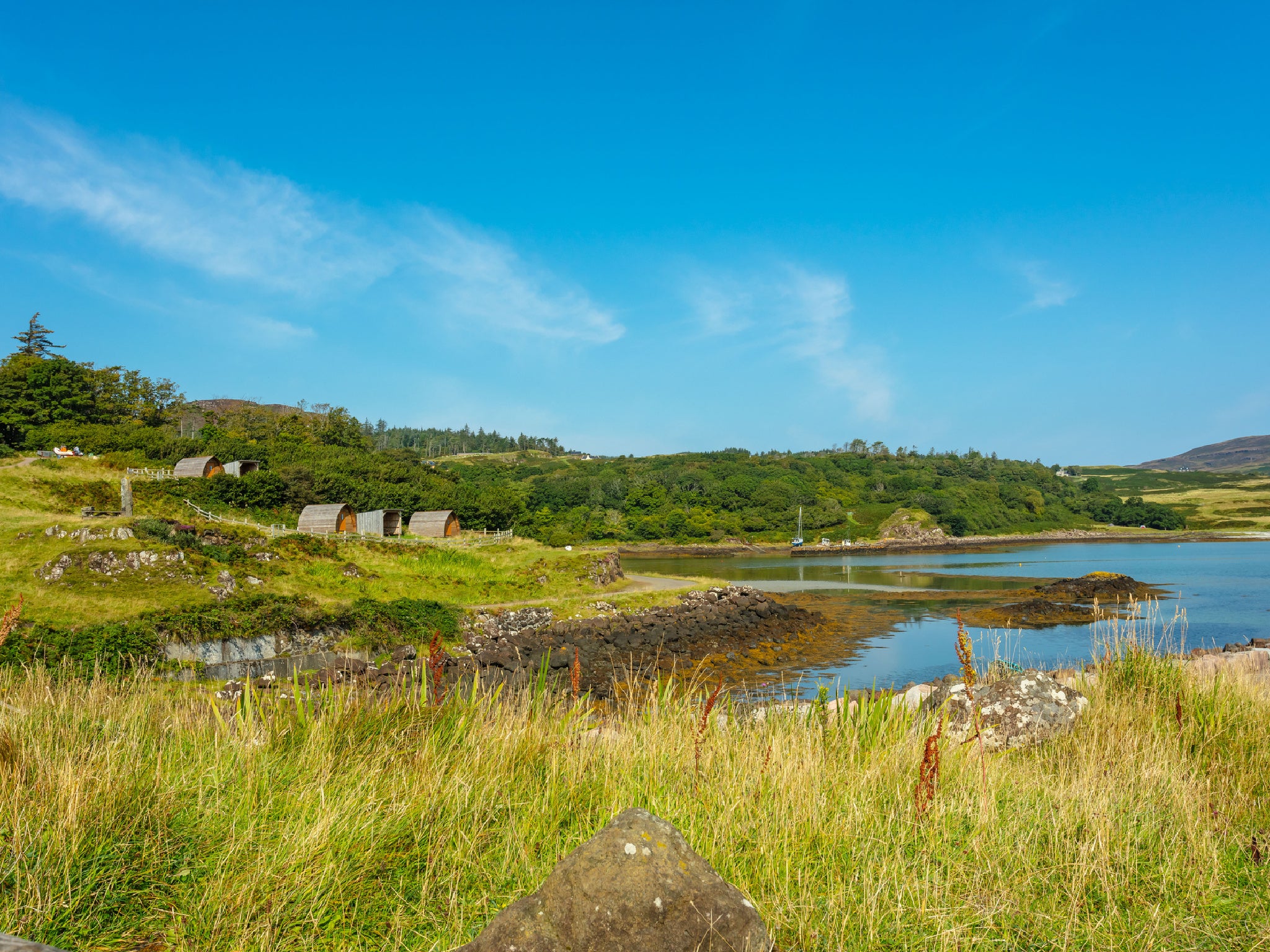 Immerse yourself in nature in a camping pod on Eigg