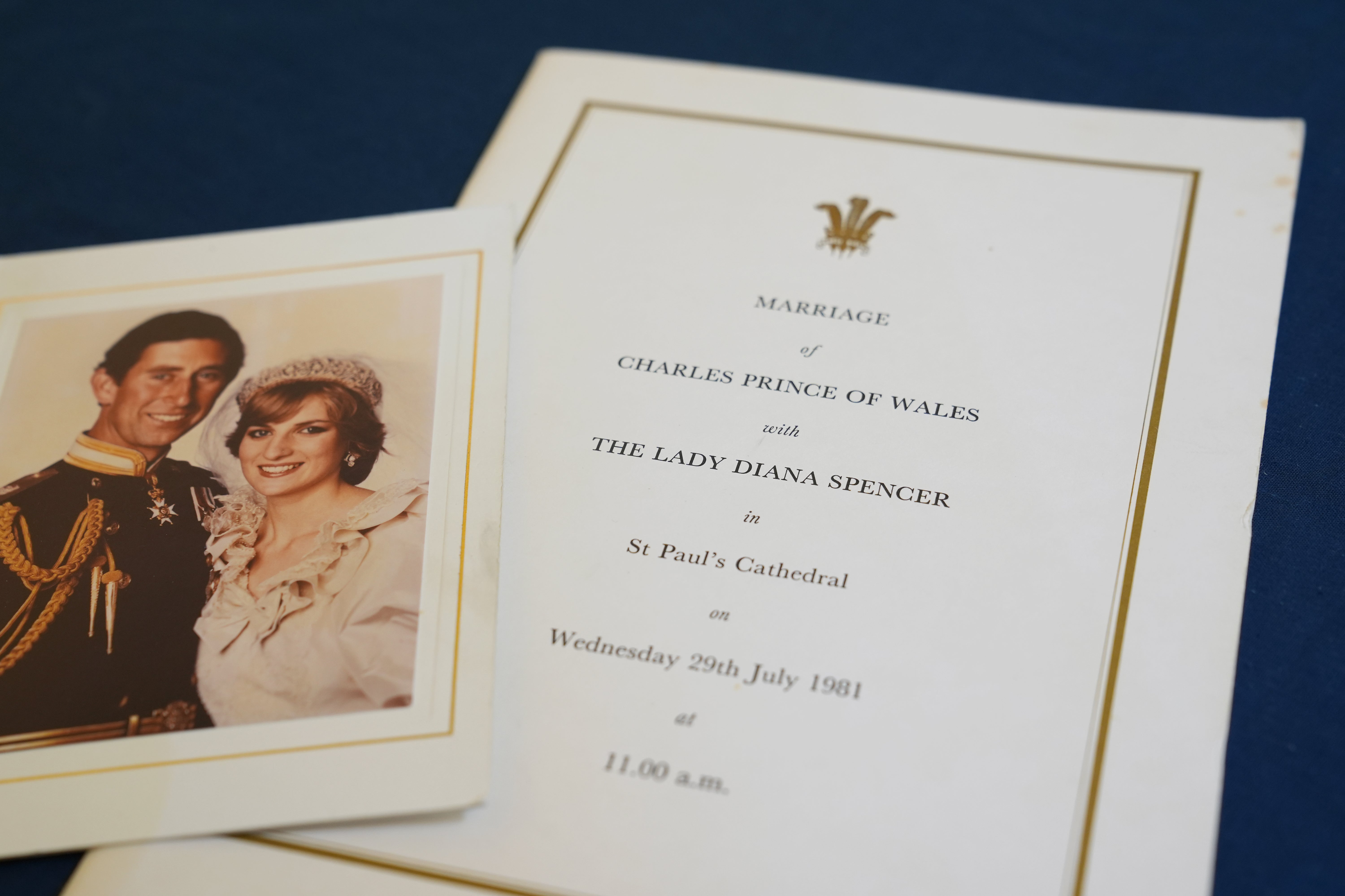 Also up for auction is Collie’s invitation to the Royal Wedding on 29 July 1981, and ticket for her funeral on 6 September 1997