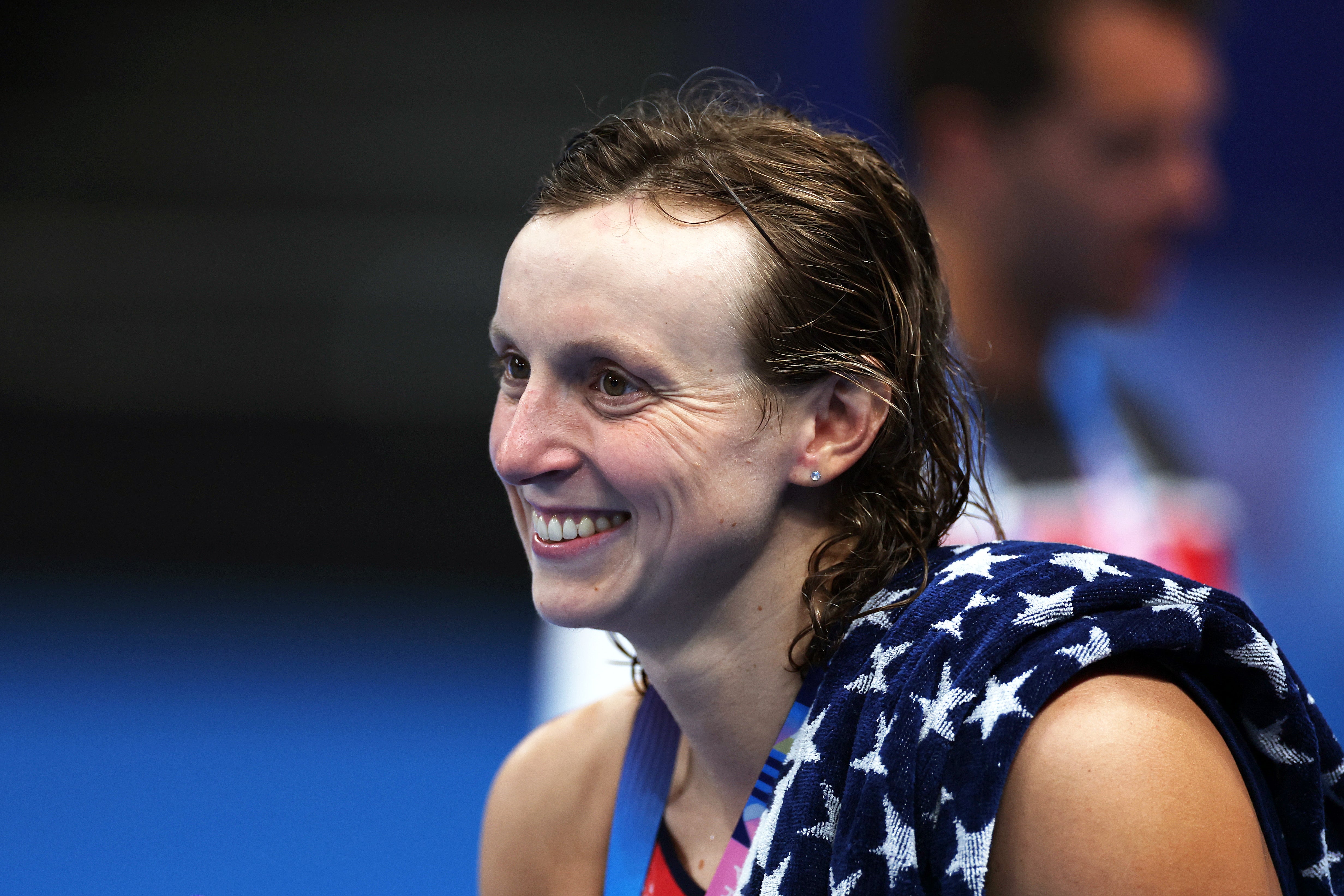 Katie Ledecky trains in Paris ahead of the 2024 Games