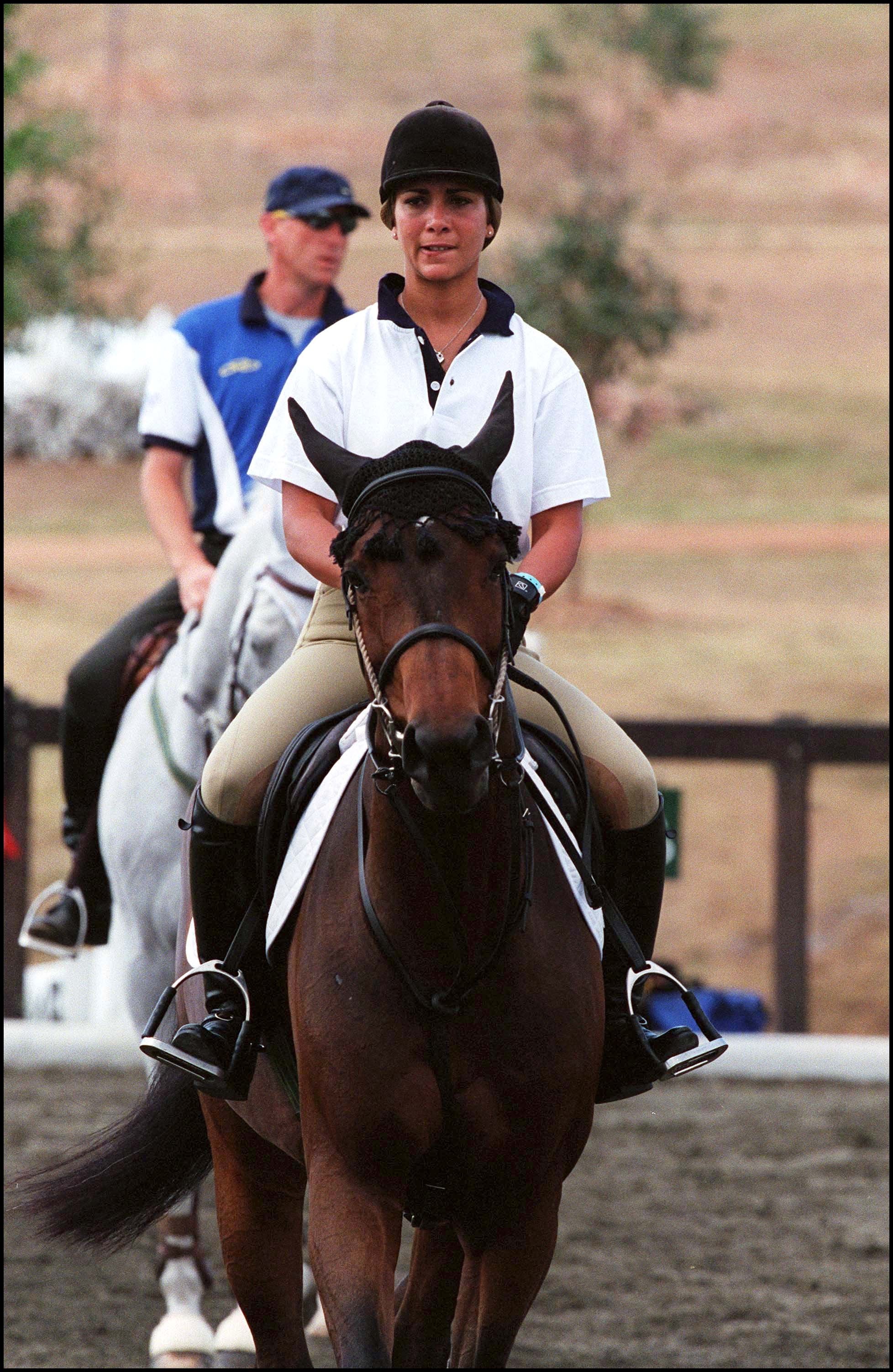 Princess Haya bint Hussein of Jordan competed in the equestrian event in the 2000 Sydney Olympics