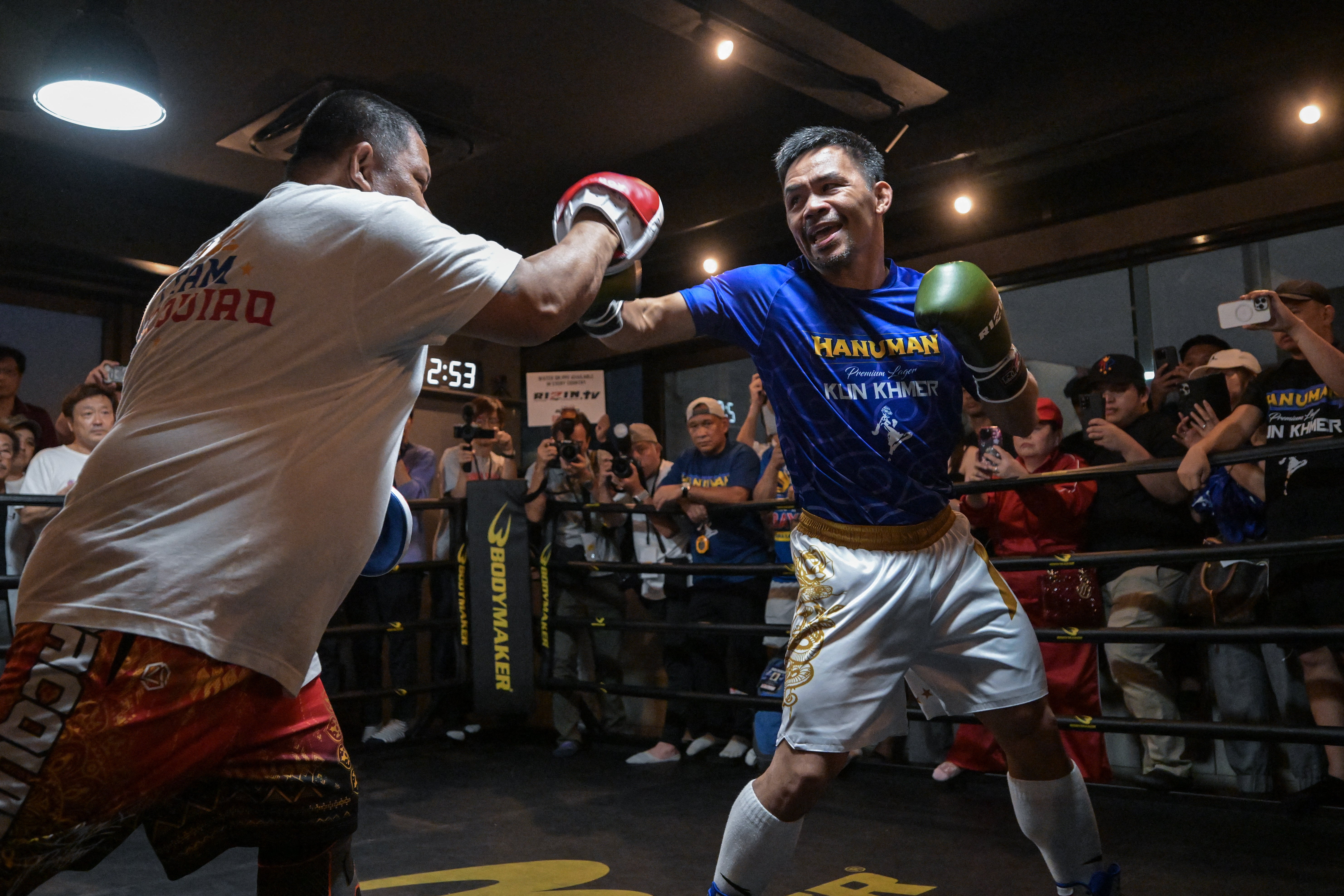 Philippine boxing legend Manny Pacquiao is heading back into the ring