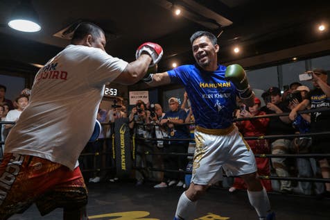 <p>Philippine boxing legend Manny Pacquiao is heading back into the ring</p>