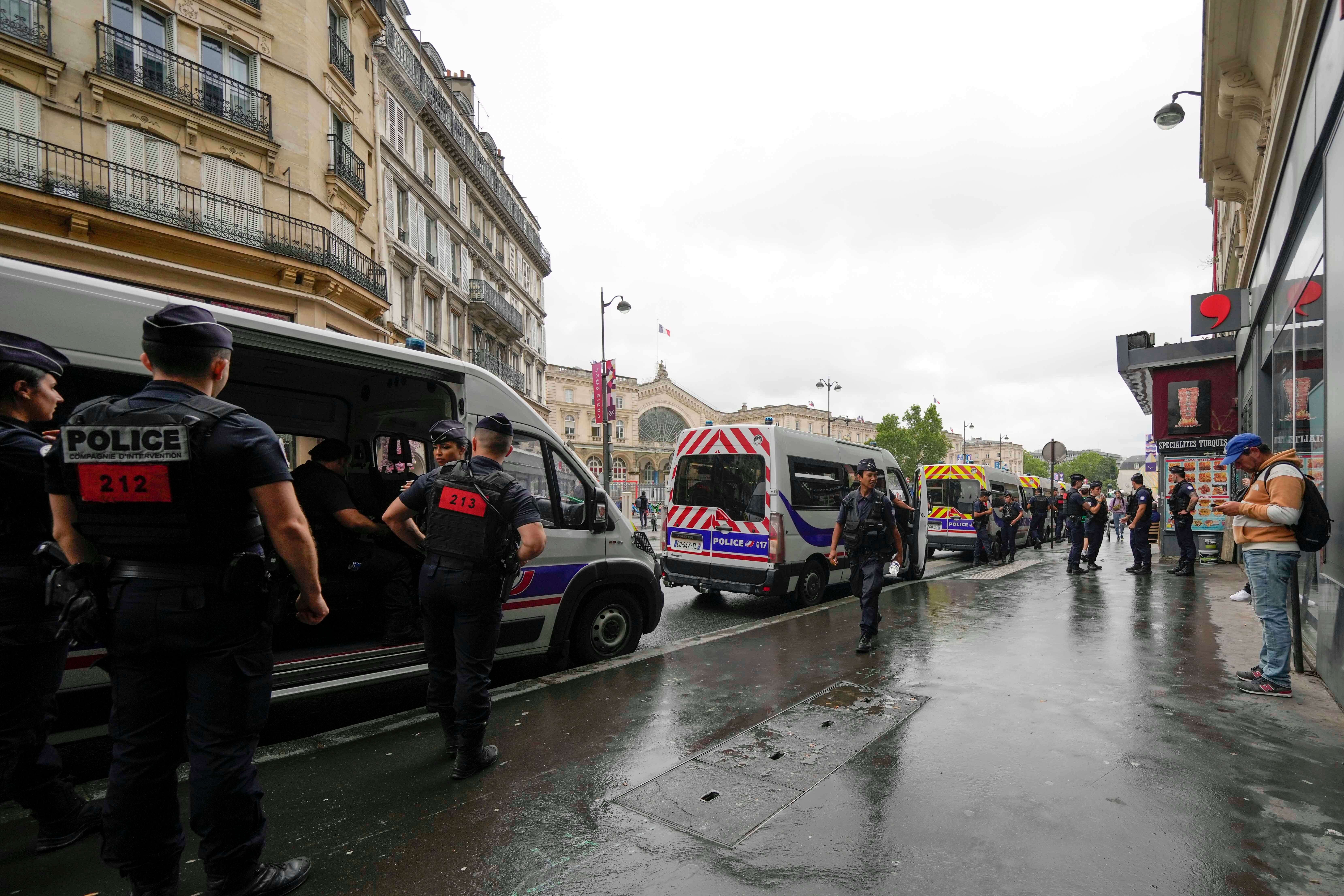 Paris Olympics Security Trains