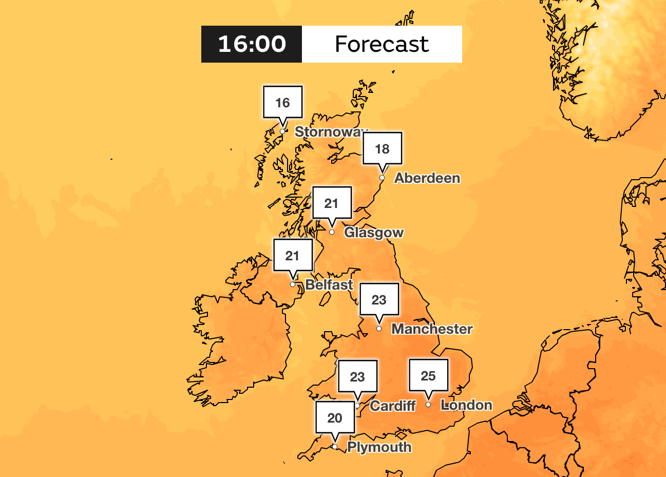 The heatwave started on Sunday with Brits expecting temperatures to climb up to 30 degrees